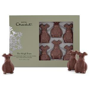 Unbelievably Vegan* Chocolate Reindeer Sleigh Team