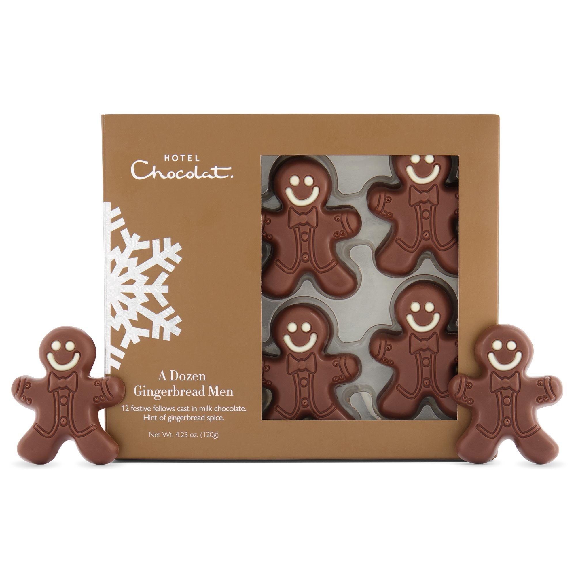 A Dozen Chocolate Gingerbread Men