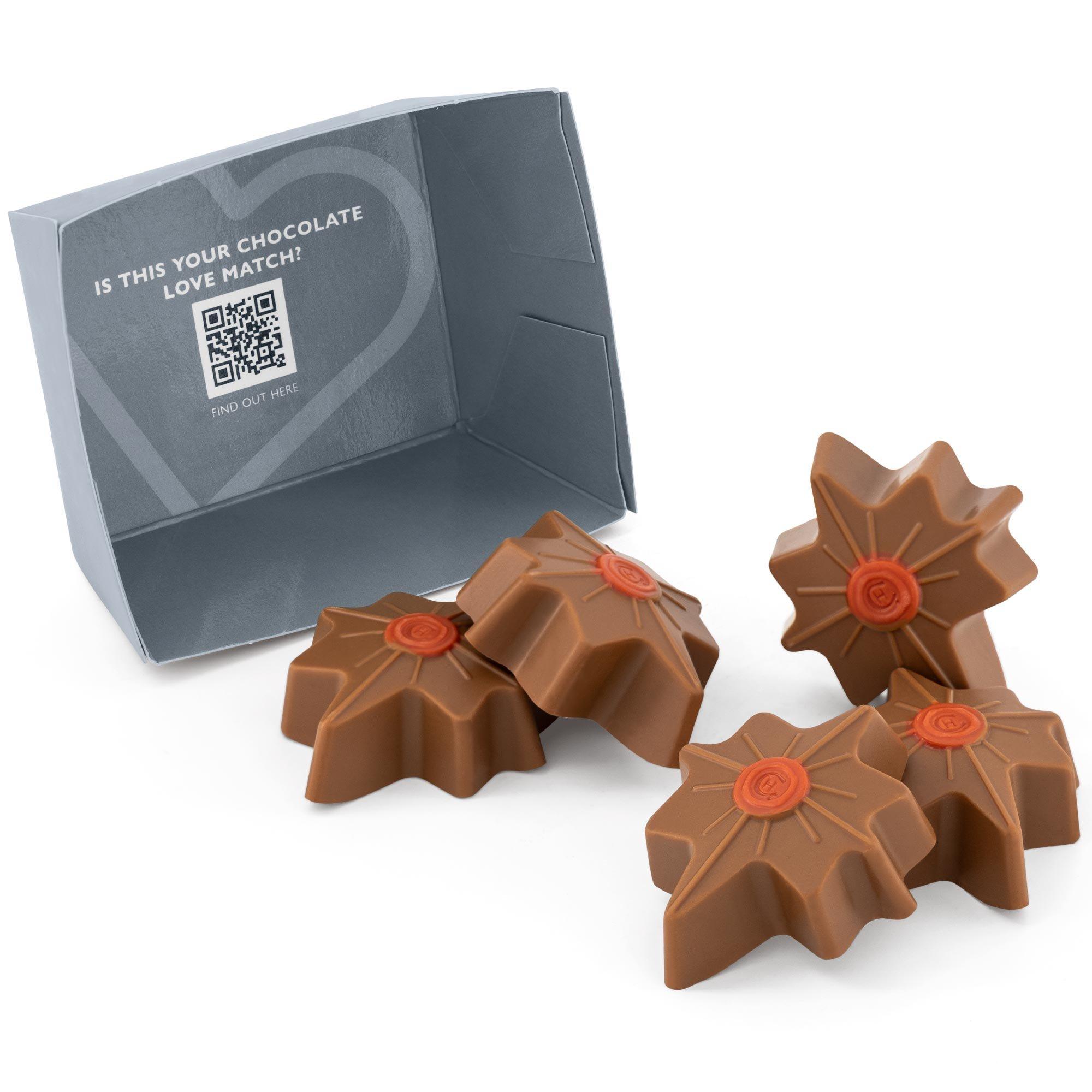 Salted Caramel Chocolate Christmas Supernovas