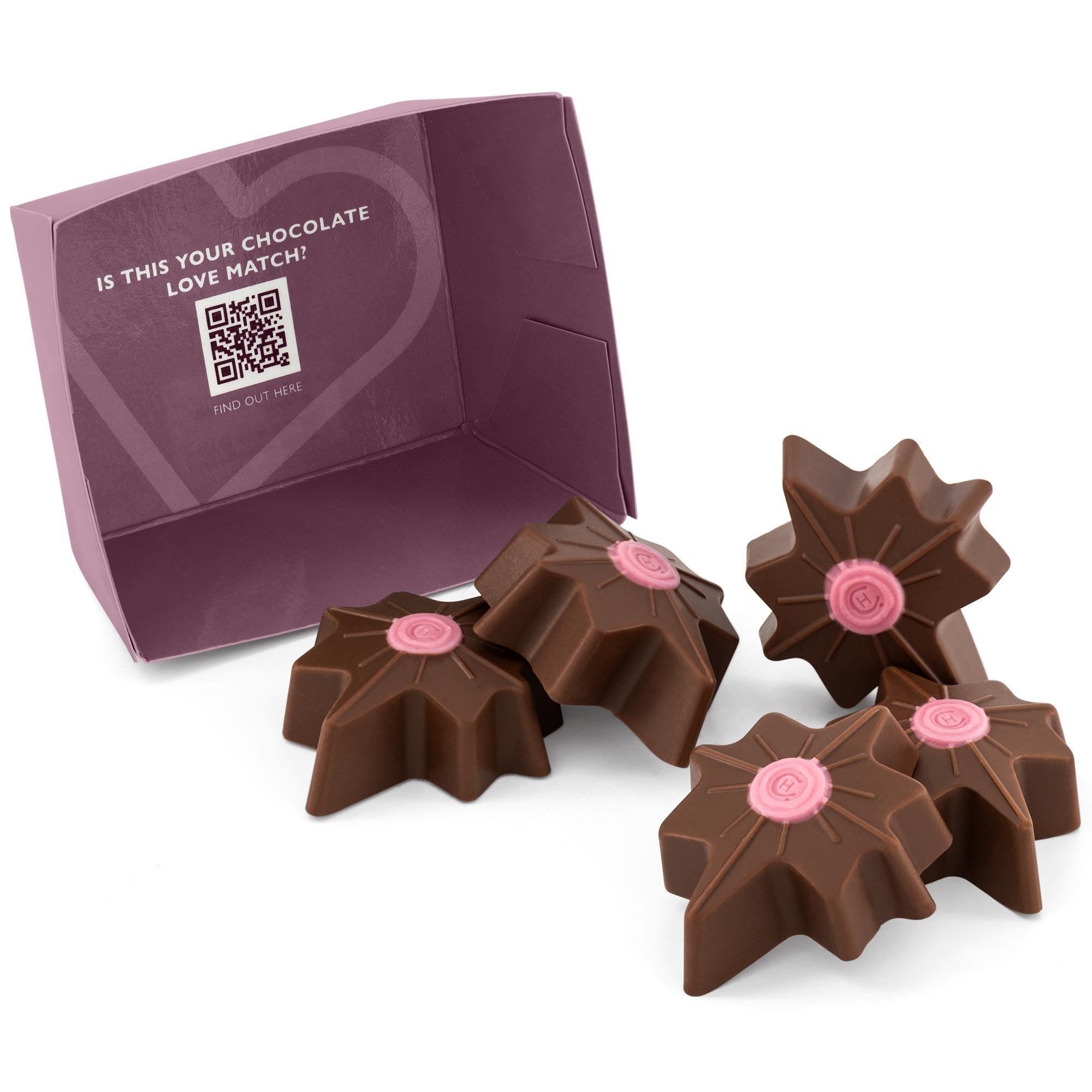 Pink Champagne Chocolate Christmas Supernovas