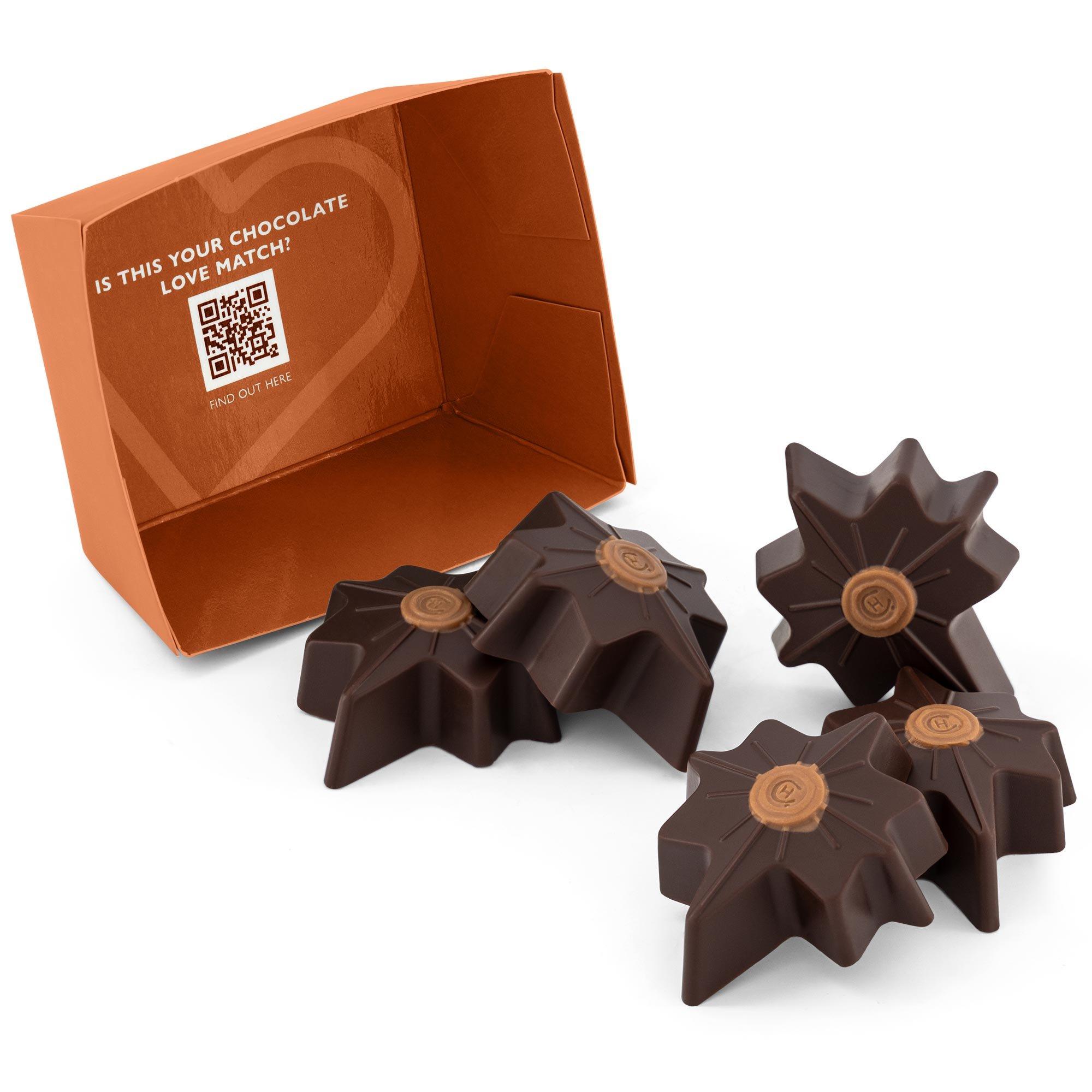 Hazelnut Praline Chocolate Christmas Supernovas