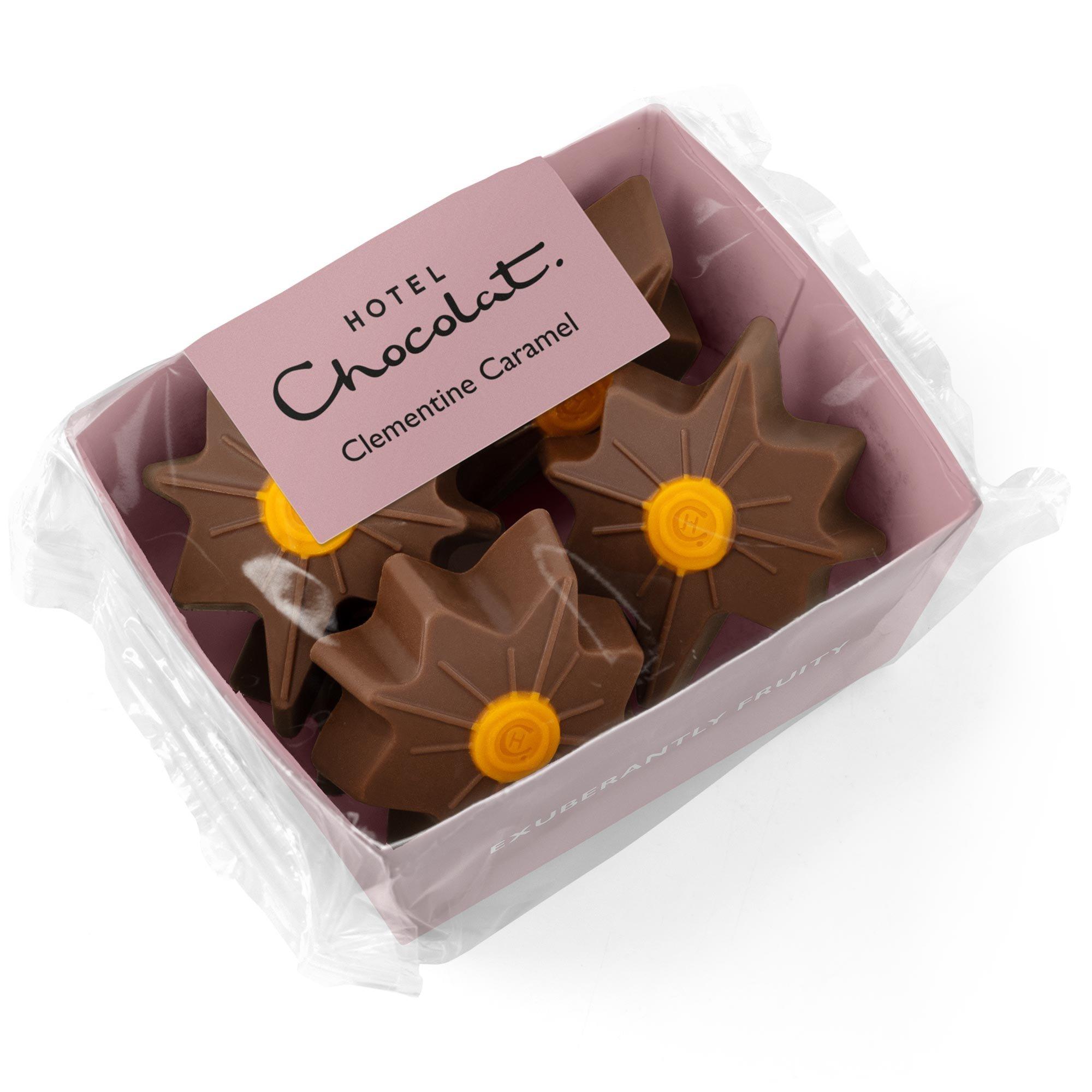 Clementine Caramel Chocolate Christmas Supernovas