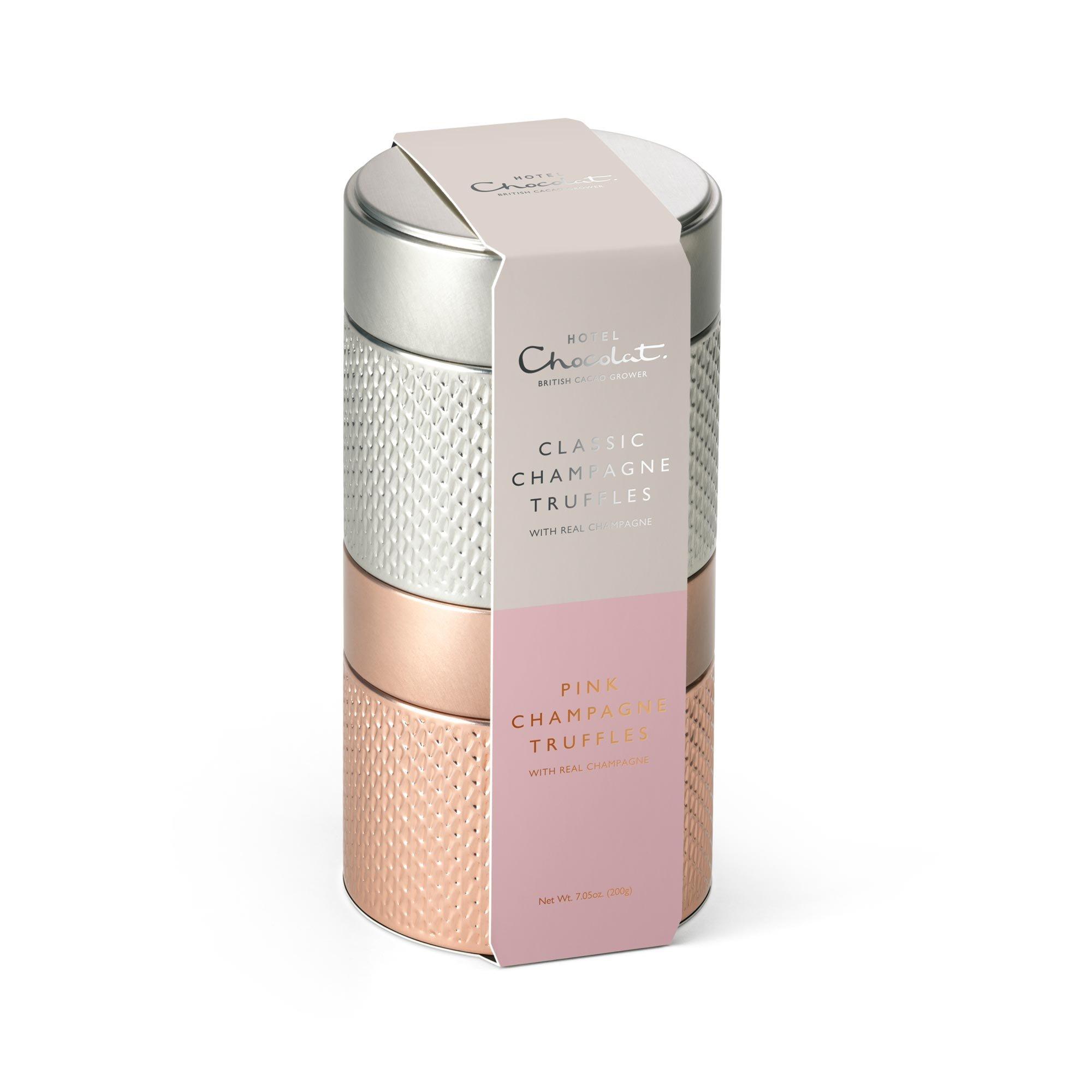 Pink & Classic Champagne Truffles Tin