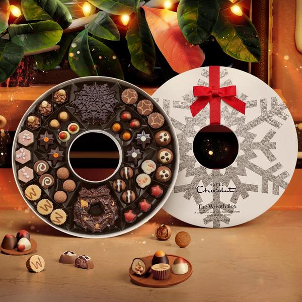 Chocolate Wreath Box