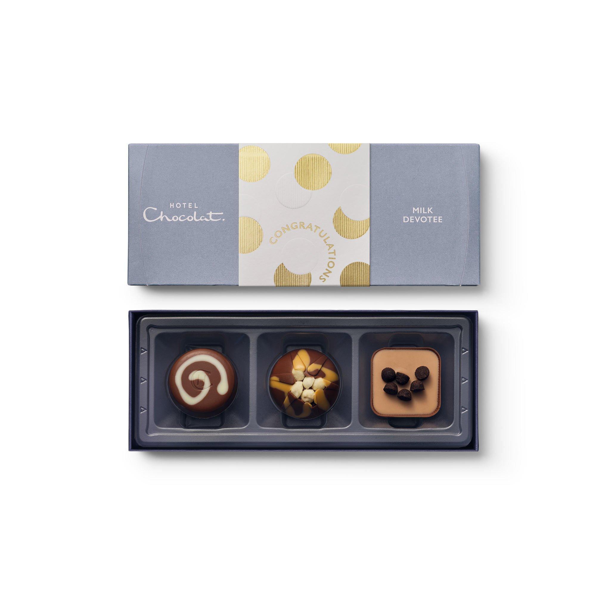 Congratulations Milk Devotee Chocolate Box 3-Piece