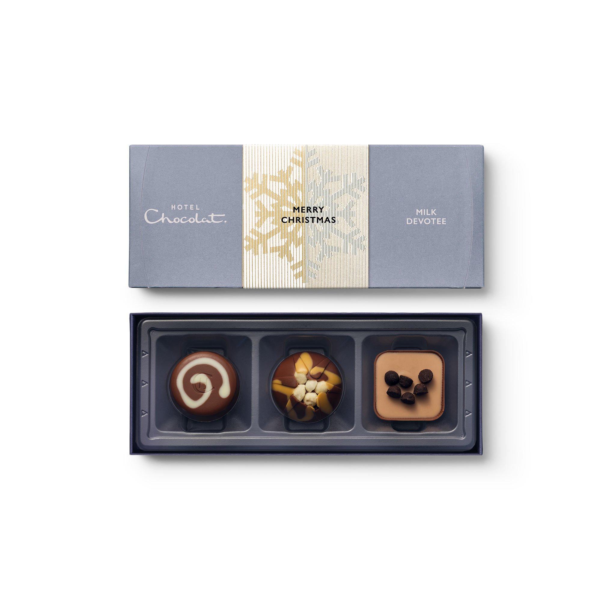 Christmas Milk Devotee Chocolate Box 3-Piece
