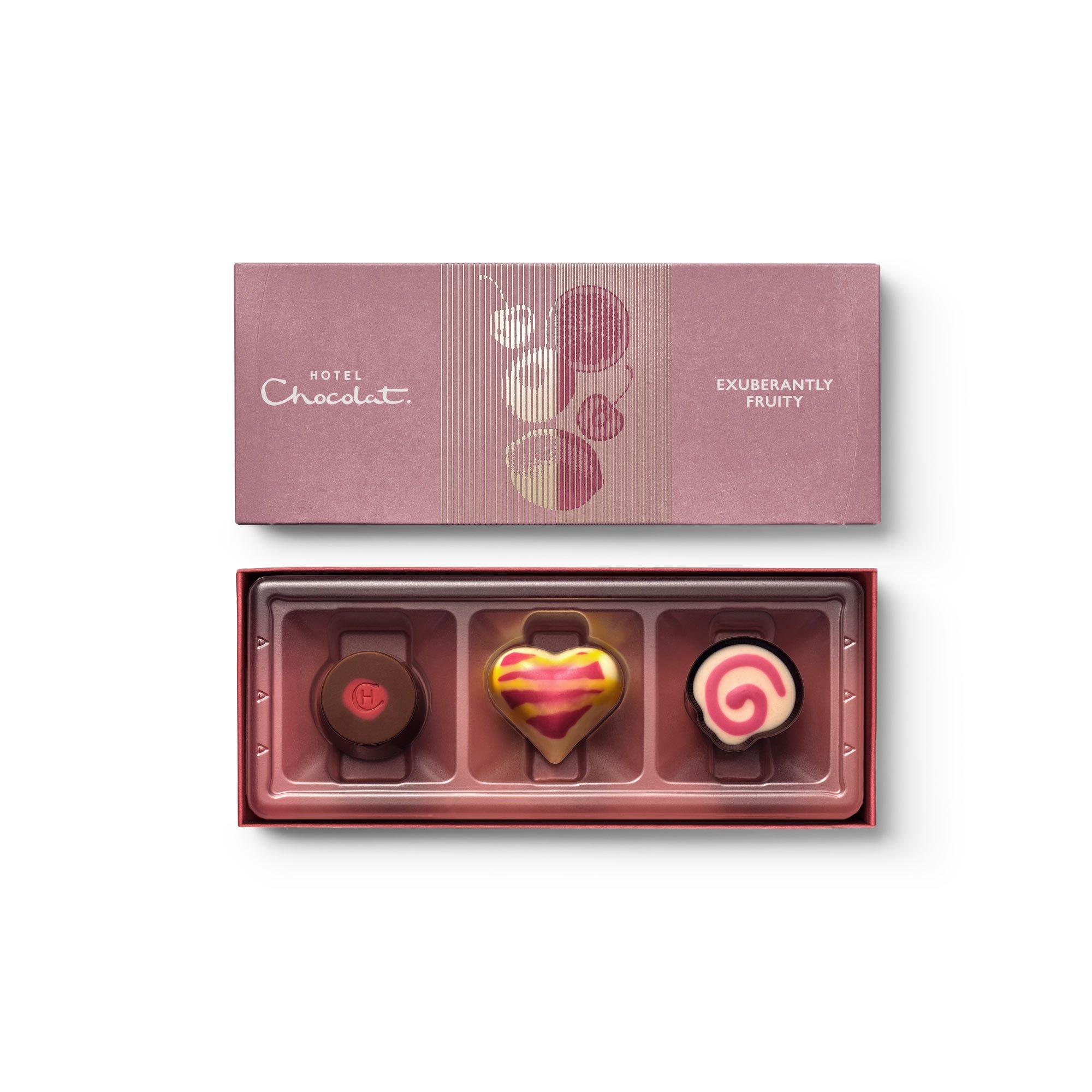 Exuberantly Fruity Chocolate Box 3-Piece