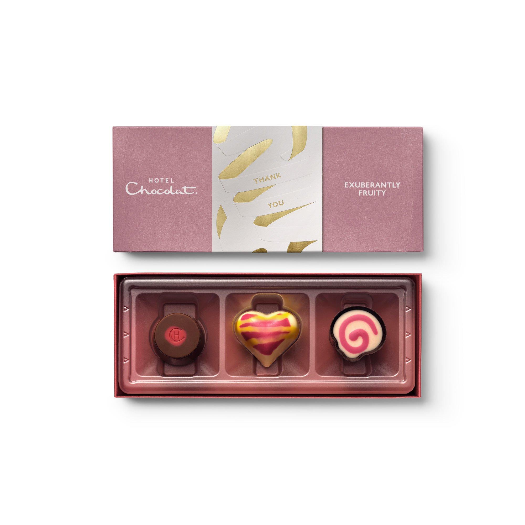 Thank You Exuberantly Fruity Chocolate Box 3-Piece