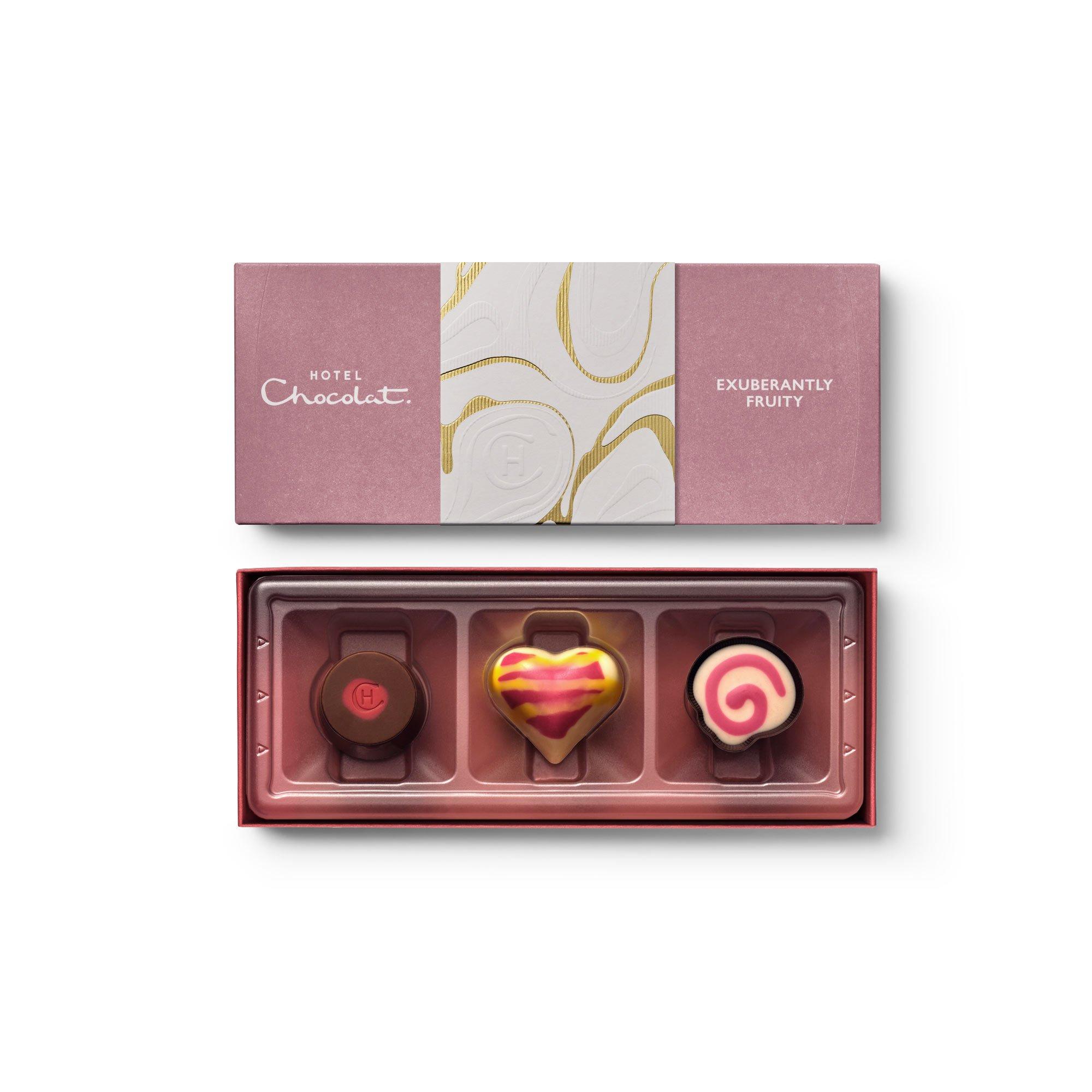 Exuberantly Fruity Chocolate Box 3-Piece