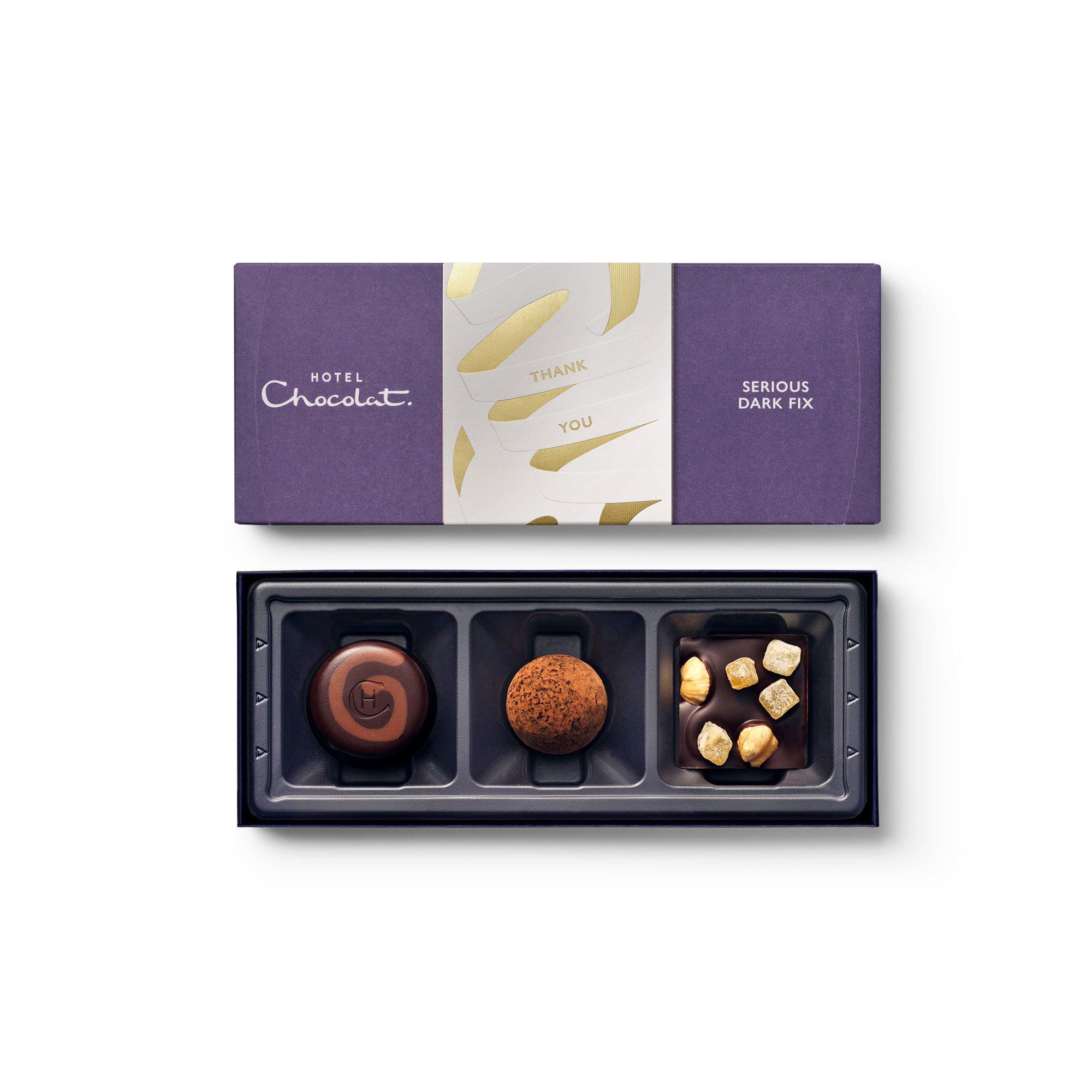 Thank You Serious Dark Fix Chocolate Box 3-Piece