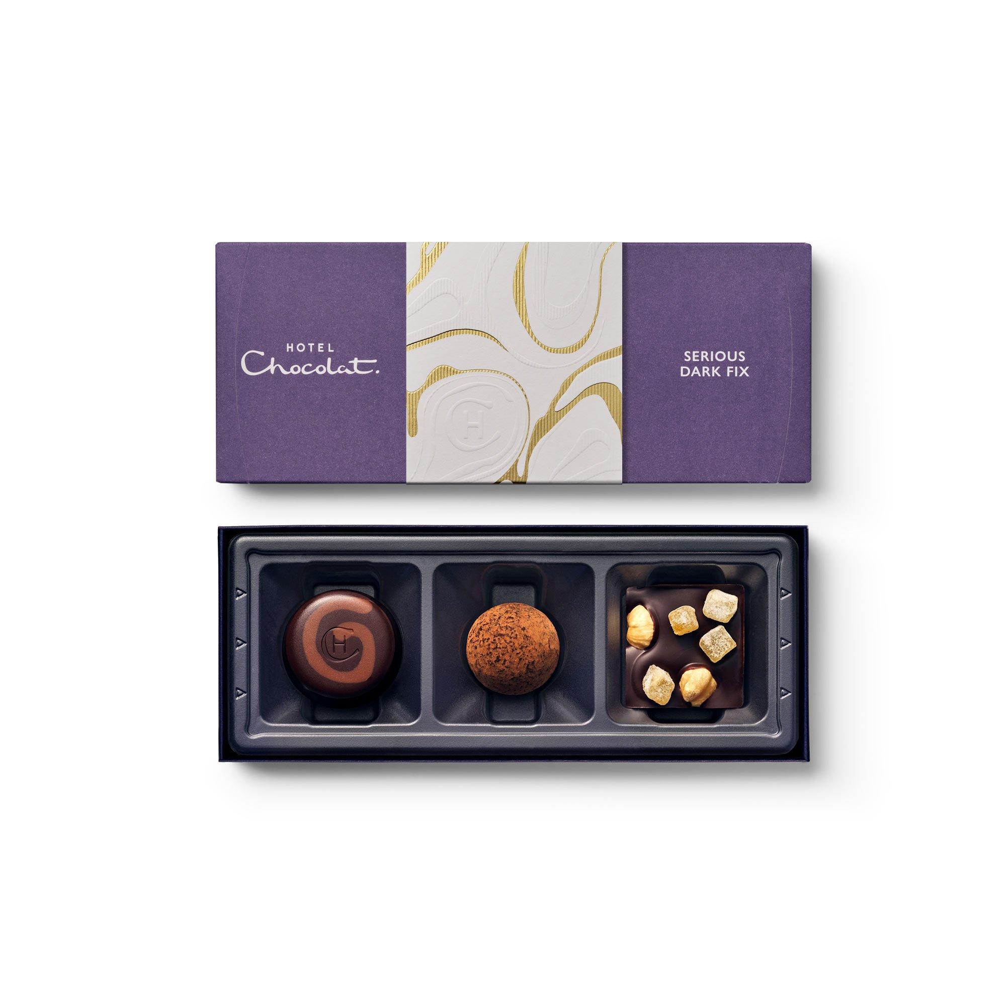 Serious Dark Fix Chocolate Box 3-Piece