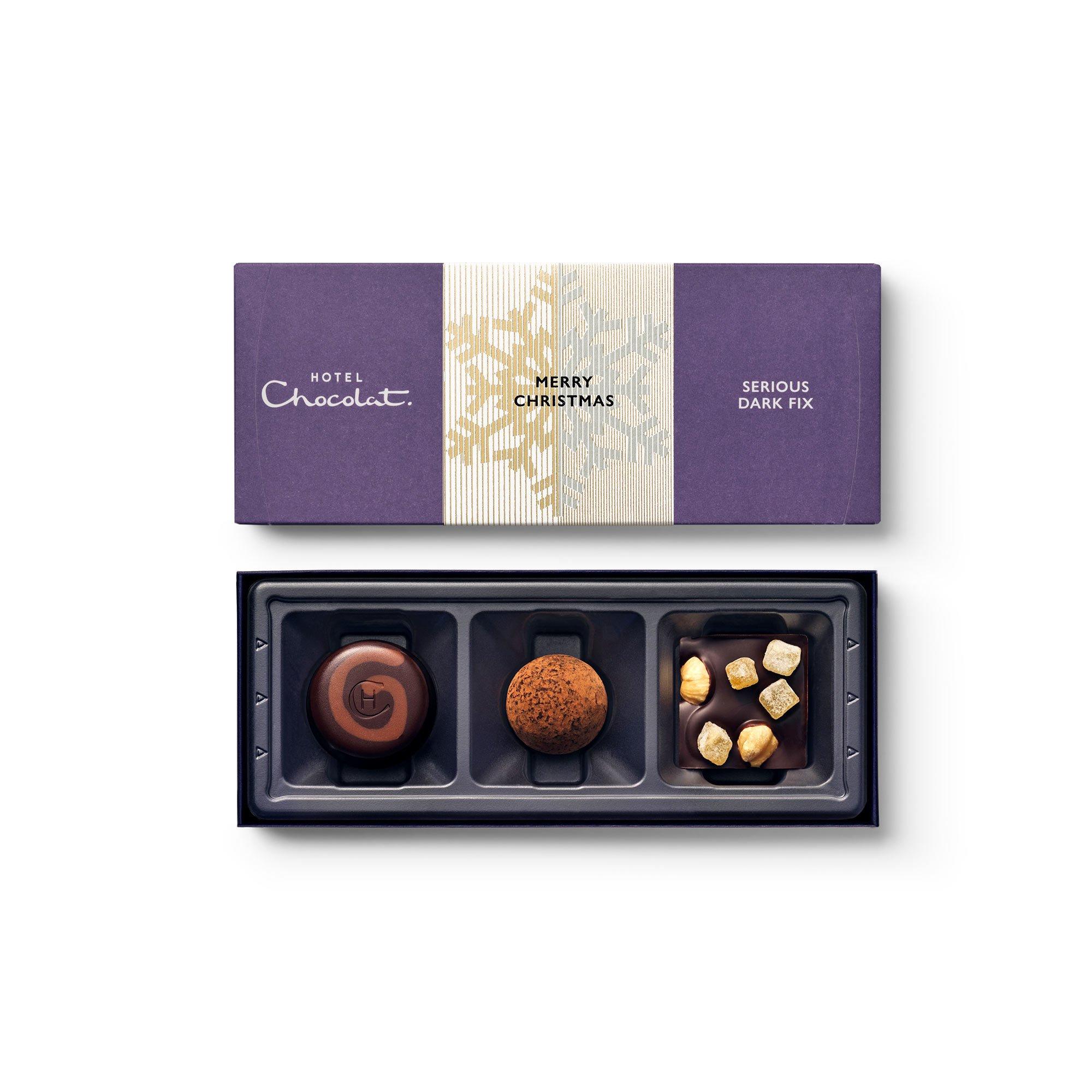 Christmas Serious Dark Fix Chocolate Box 3-Piece
