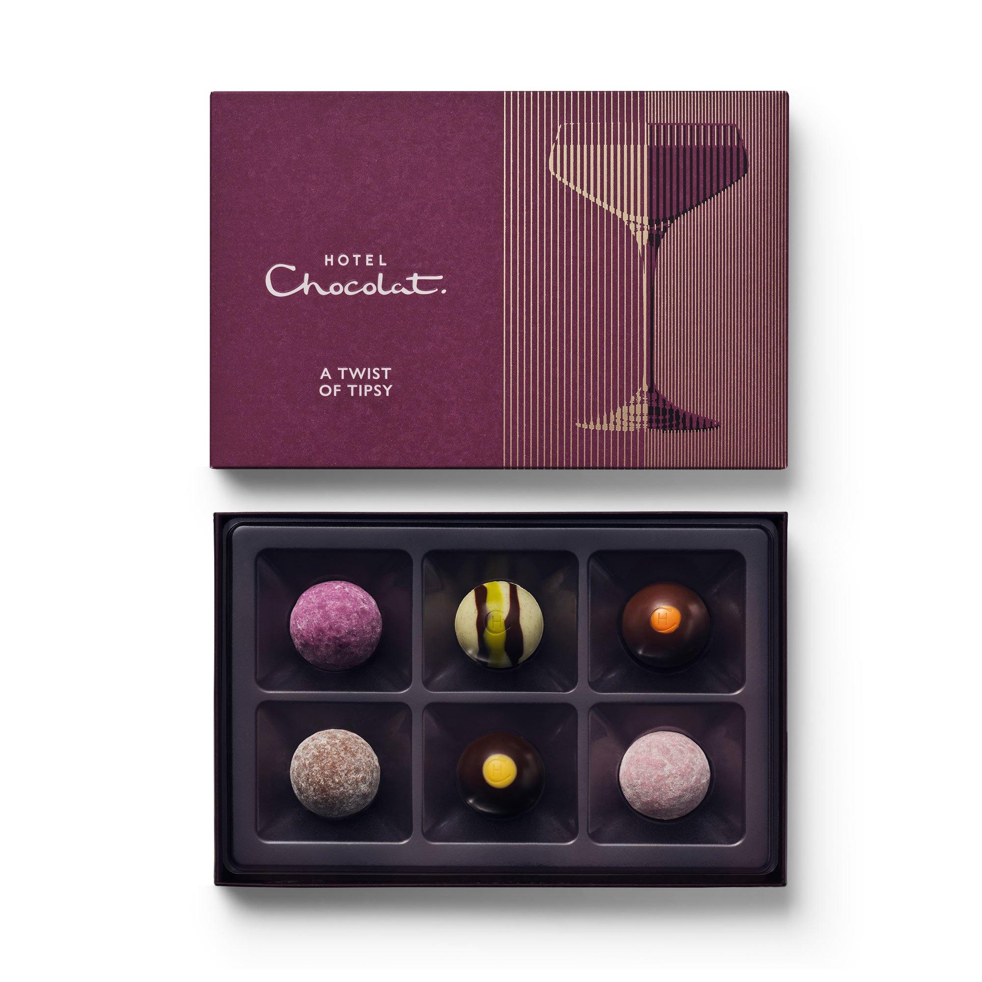 A Twist of Tipsy Chocolate Box 6-Piece
