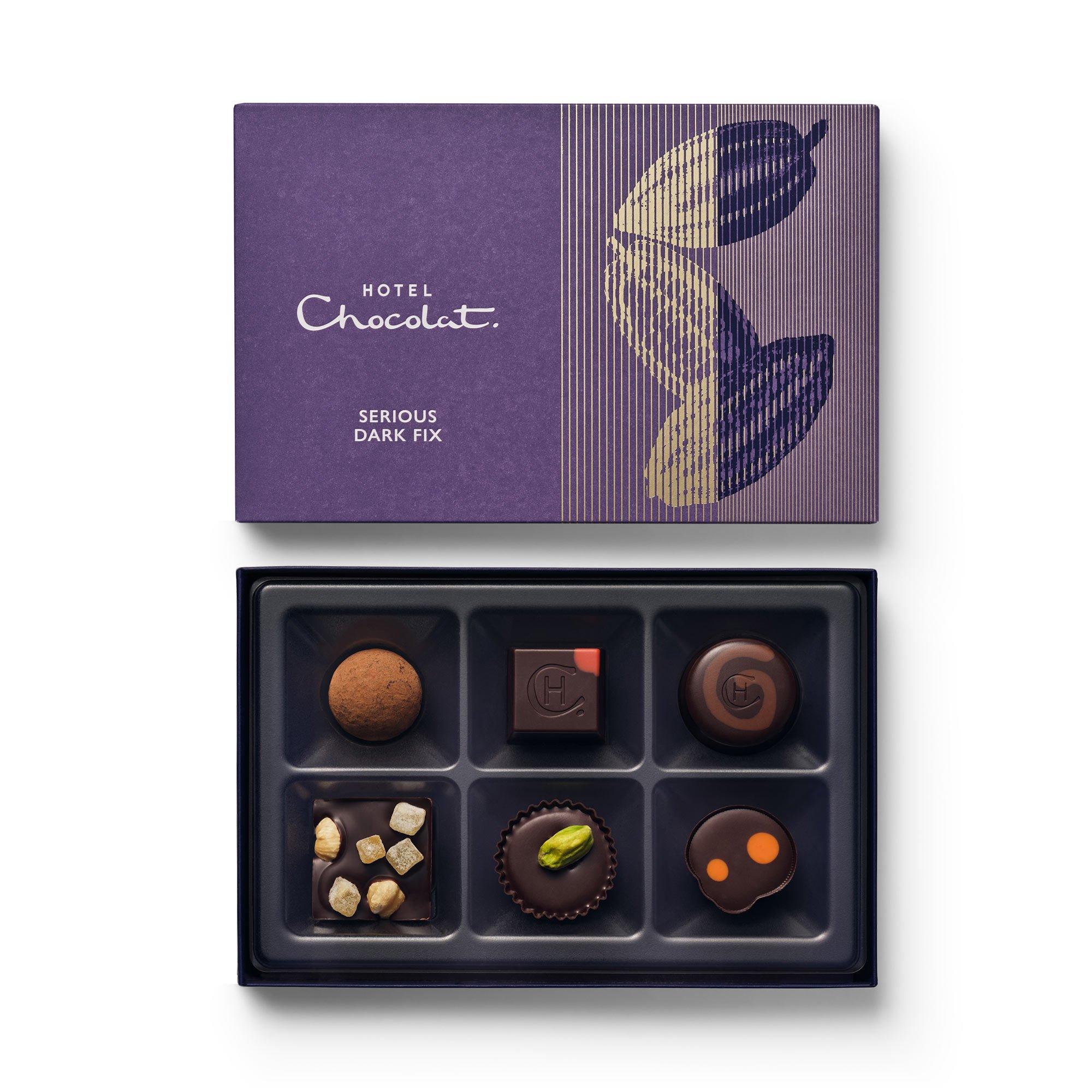 Serious Dark Fix Chocolate Box 6-Piece