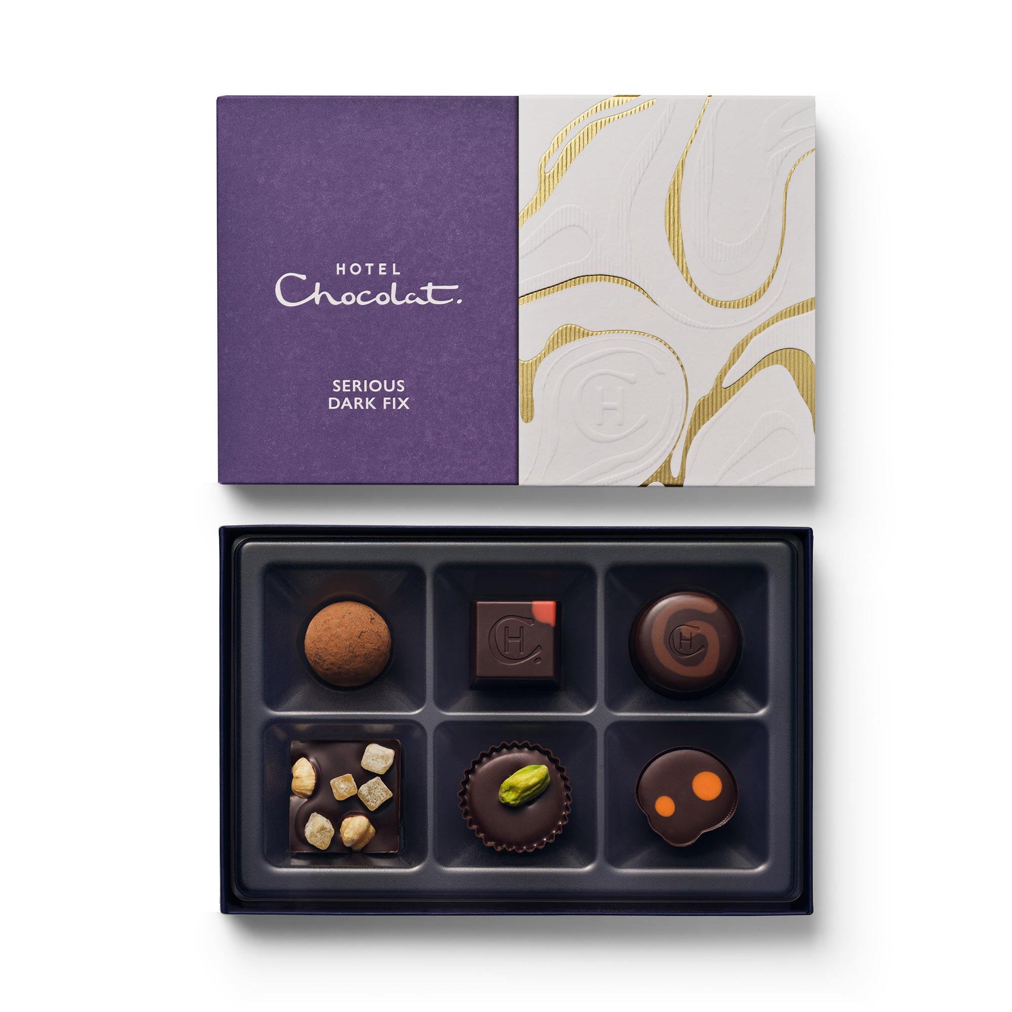 Serious Dark Fix Chocolate Box 6-Piece