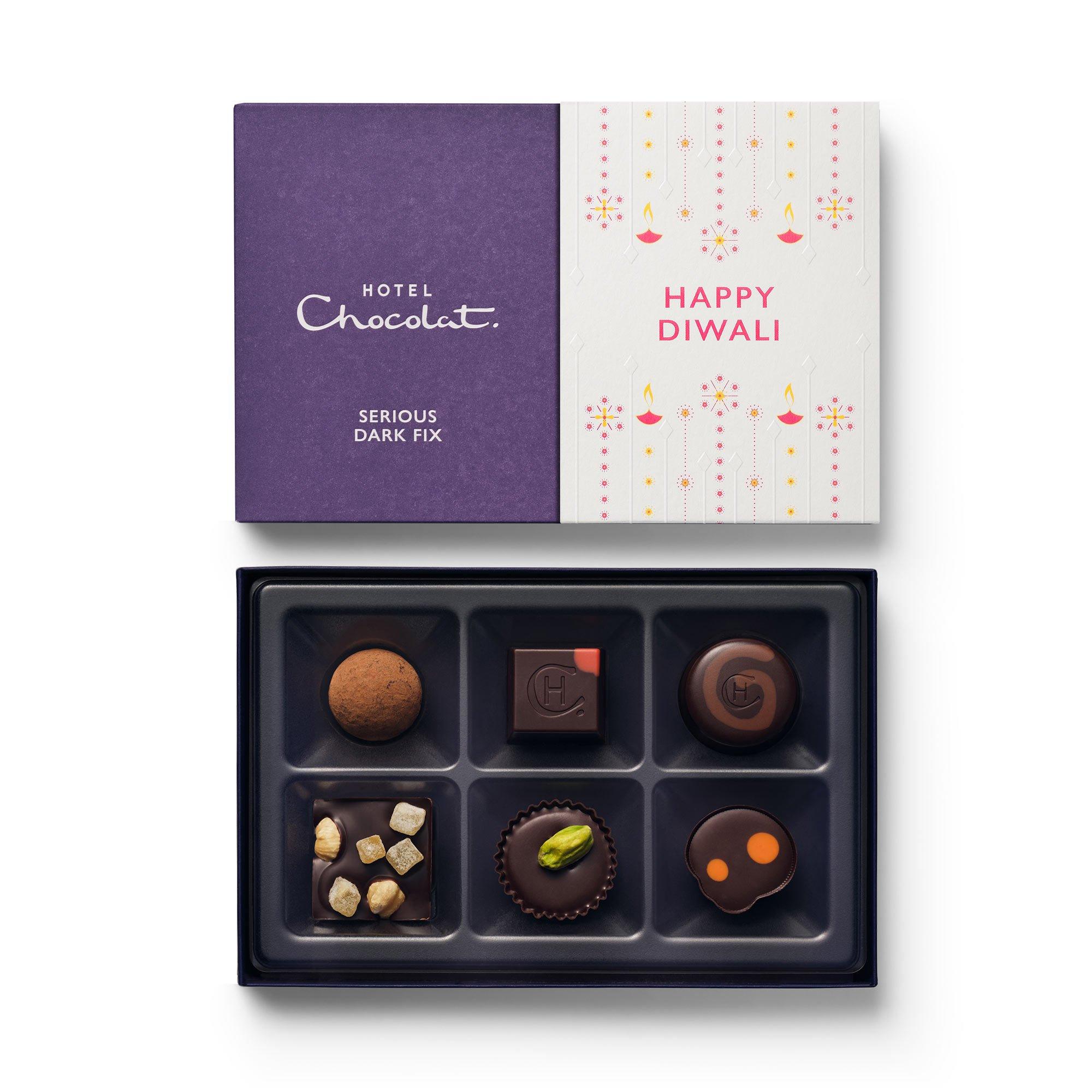 Diwali Serious Dark Fix Chocolate Box 6-Piece