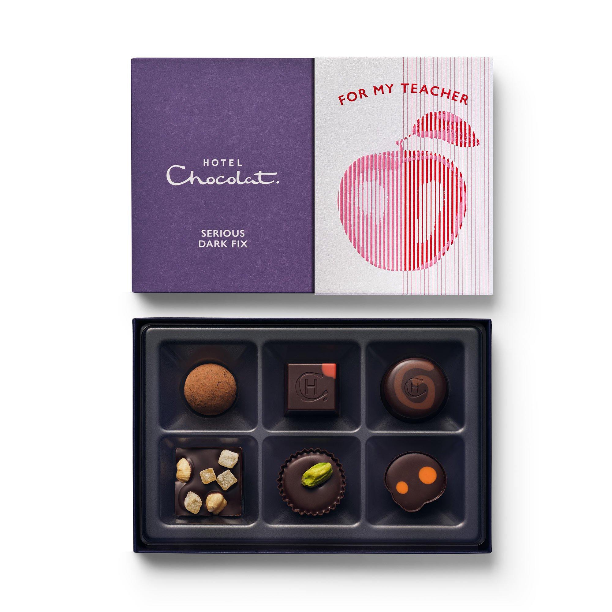 Teacher's Serious Dark Fix Chocolate Box 6-Piece