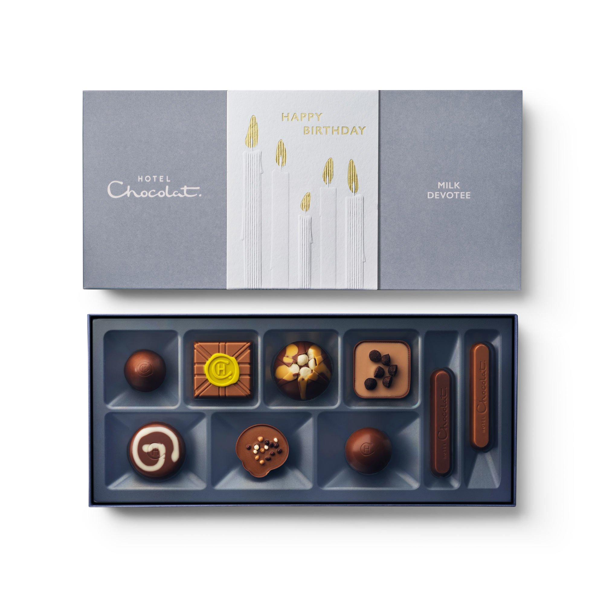 Happy Birthday Milk Devotee Chocolate Box 9-Piece
