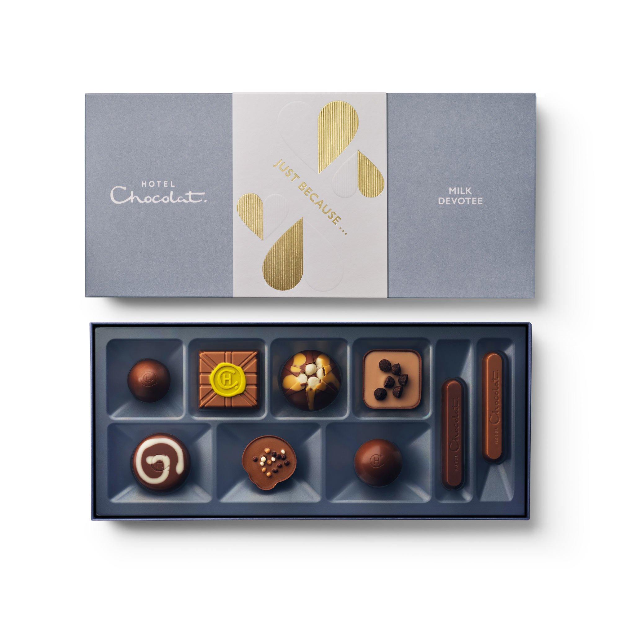 Just Because Milk Devotee Chocolate Box 9-Piece