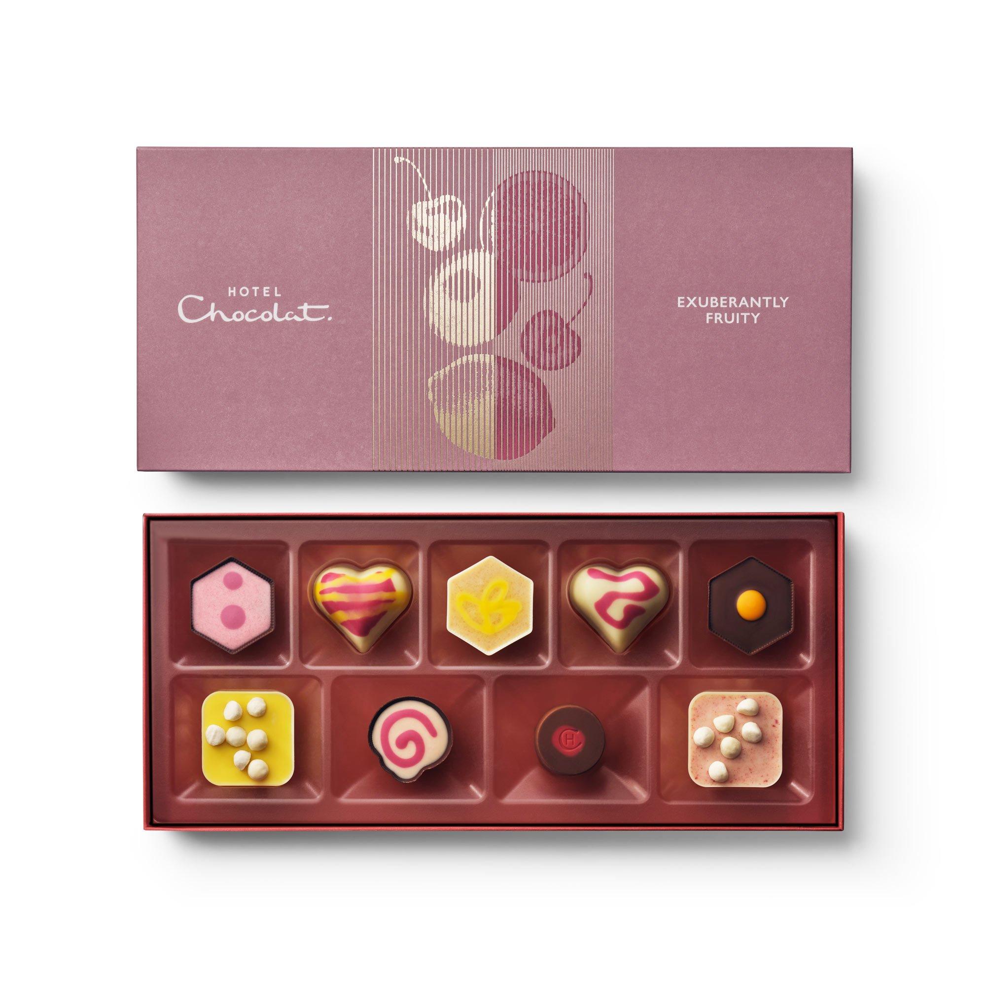 Exuberantly Fruity Chocolate Box 9-Piece
