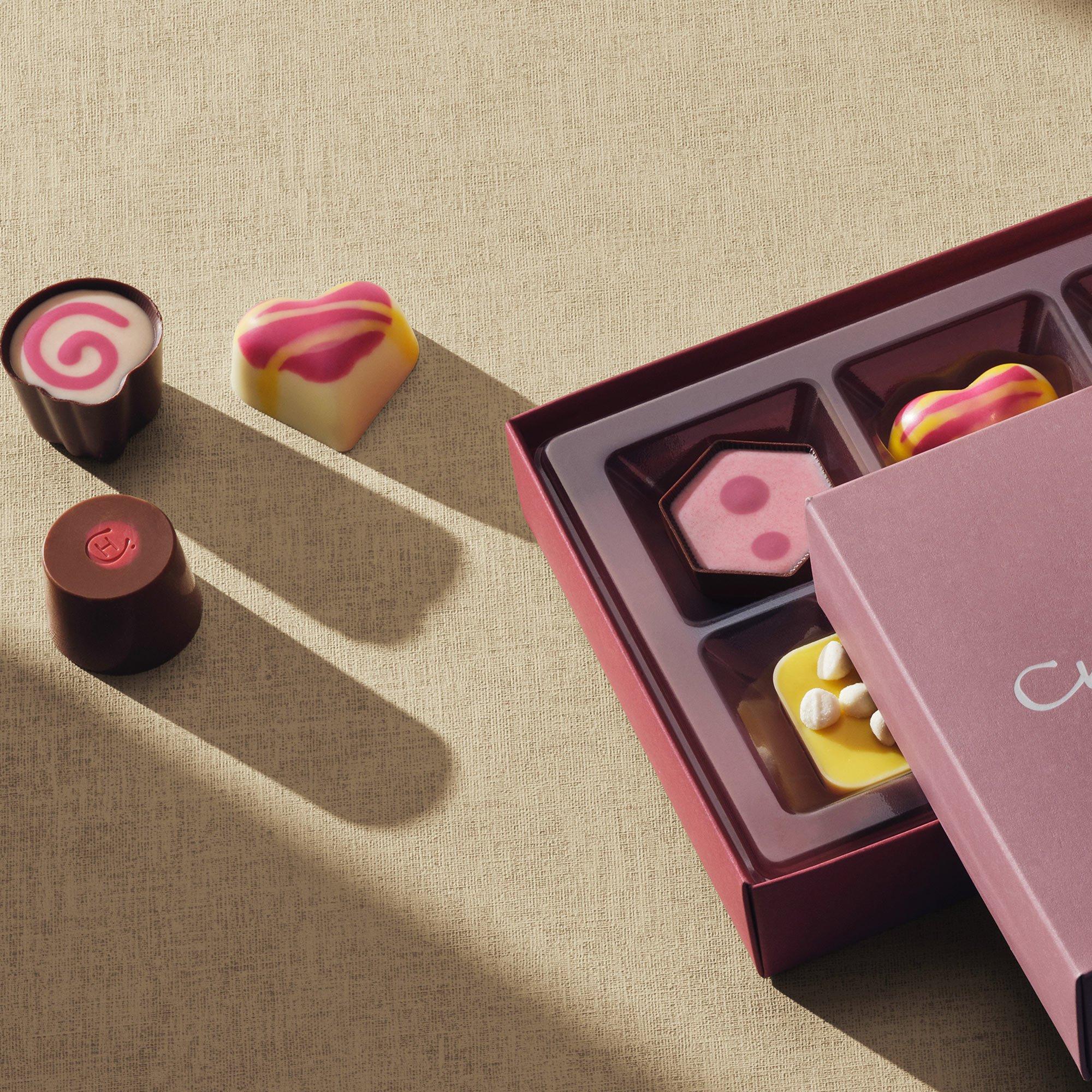 Just Because Exuberantly Fruity Chocolate Box 9-Piece