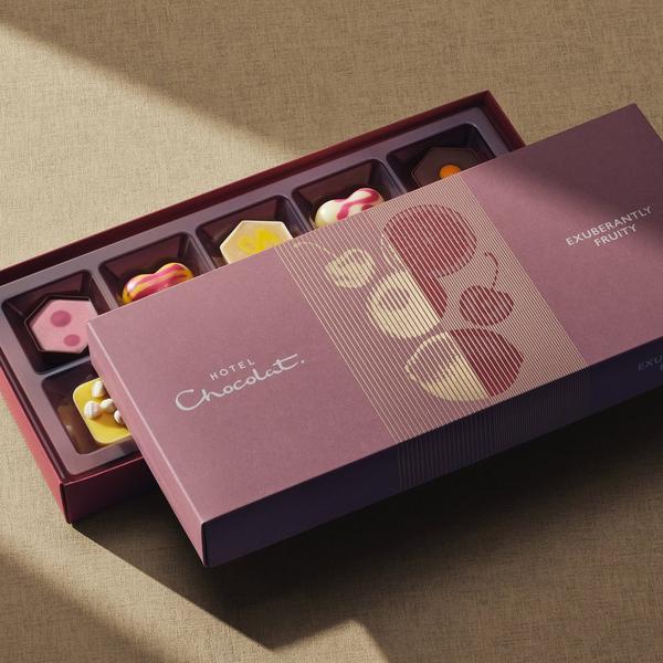 Exuberantly Fruity Chocolate Box 9 Piece