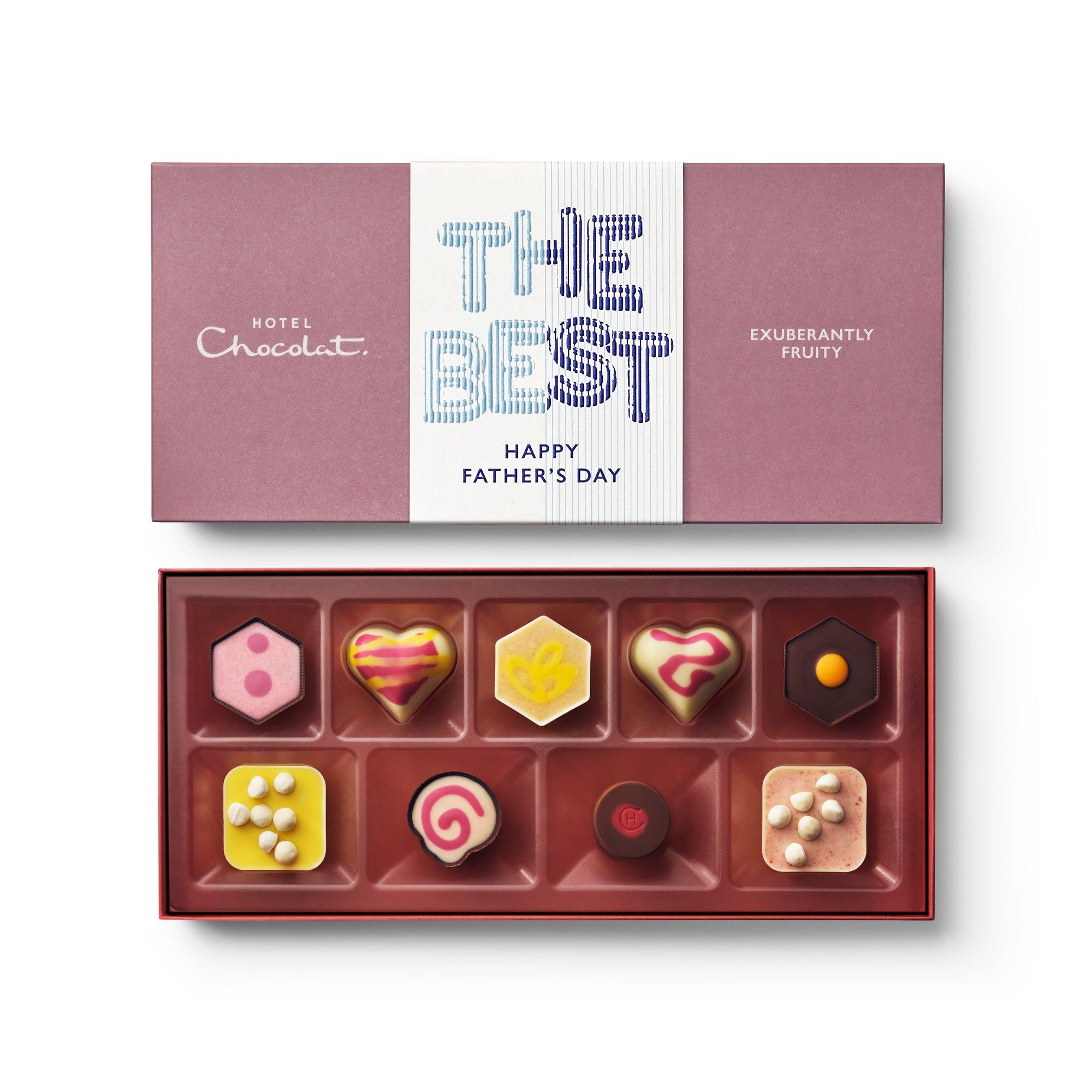 9-Piece Exuberantly Fruity Father's Day Chocolate Box