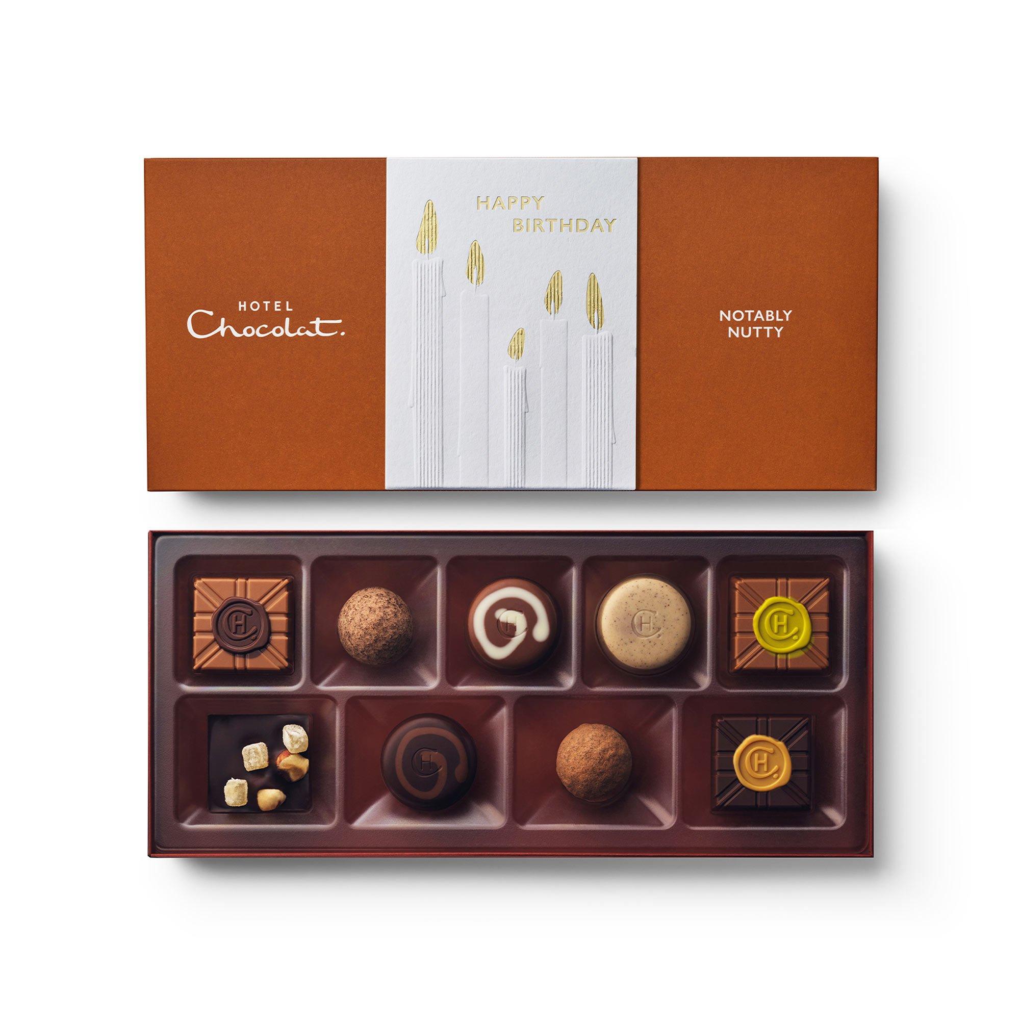 Happy Birthday Notably Nutty Chocolate Box 9-Piece