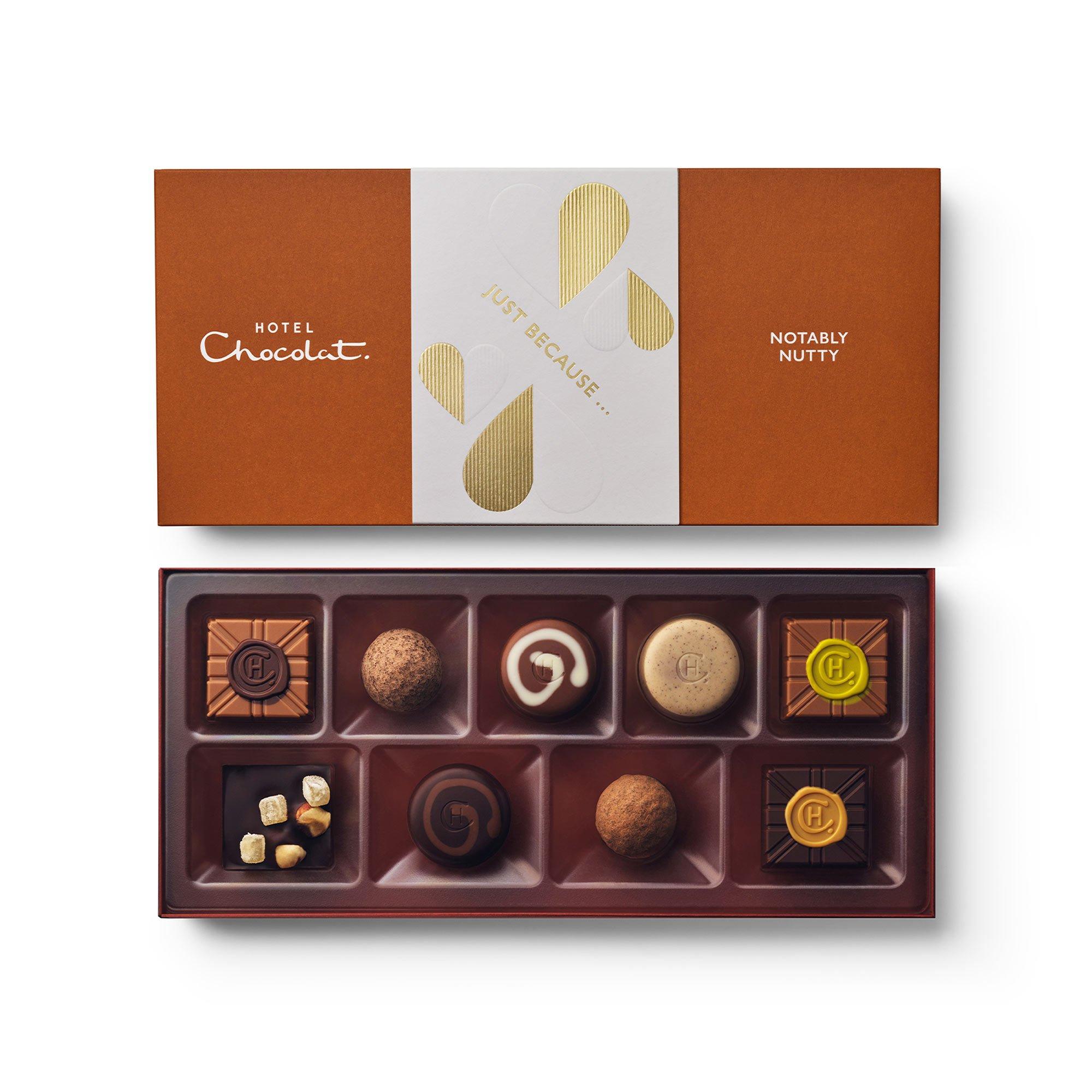 Just Because Notably Nutty Chocolate Box 9-Piece
