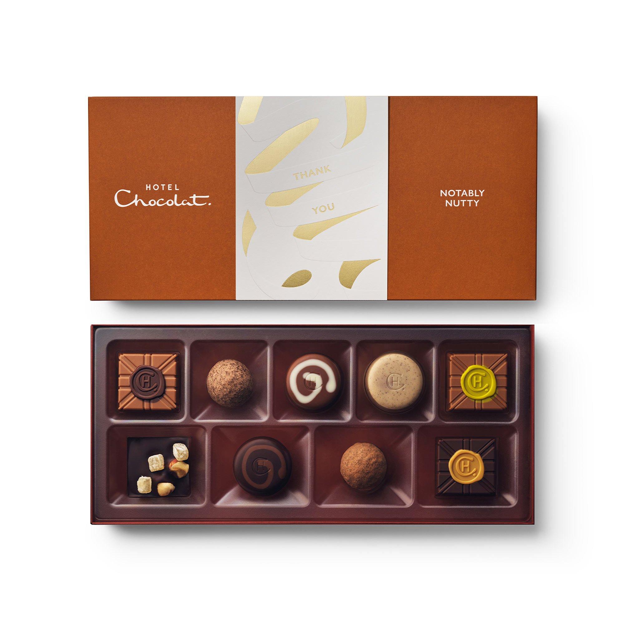 Thank You Notably Nutty Chocolate Box 9-Piece