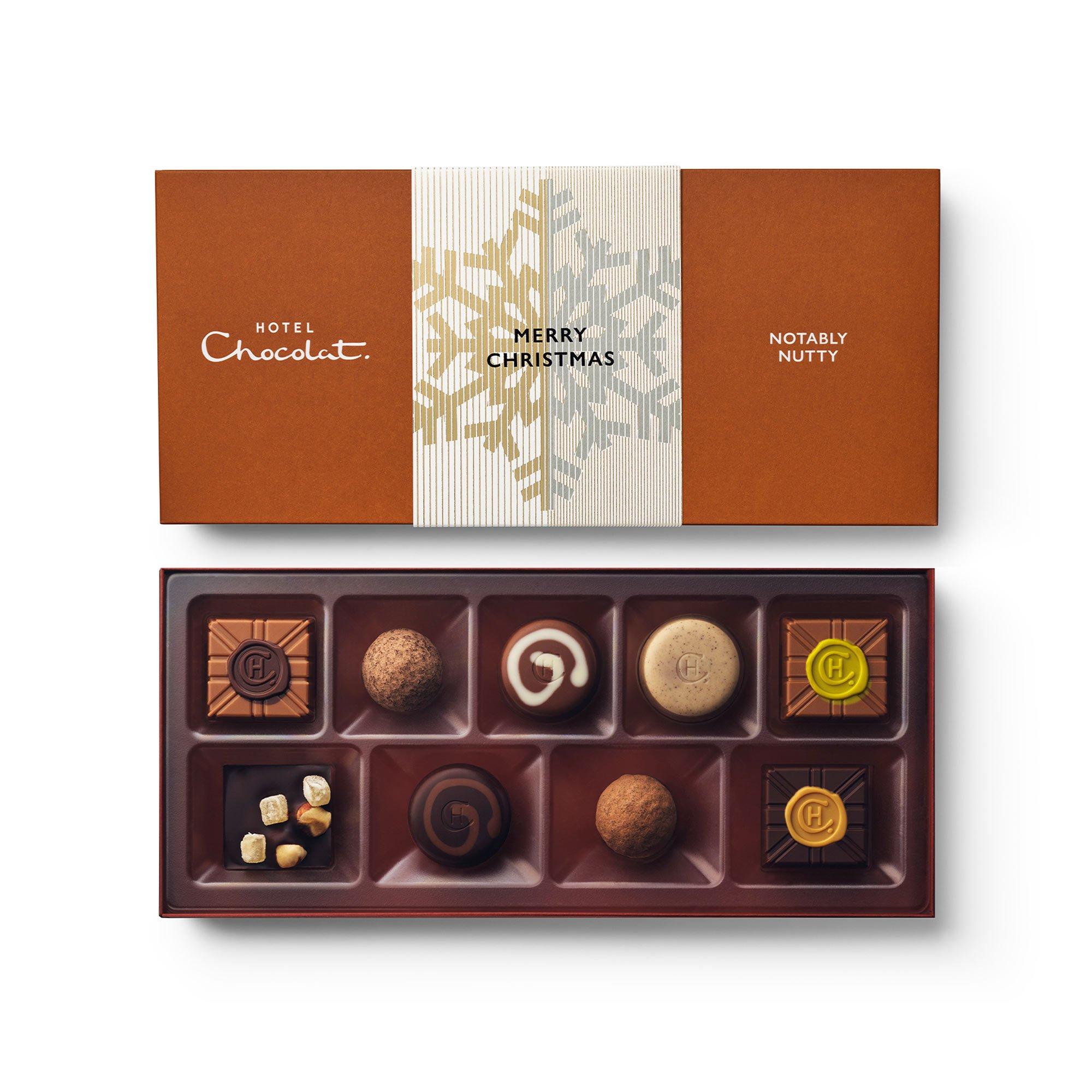 Christmas Notably Nutty Chocolate Box 9-Piece