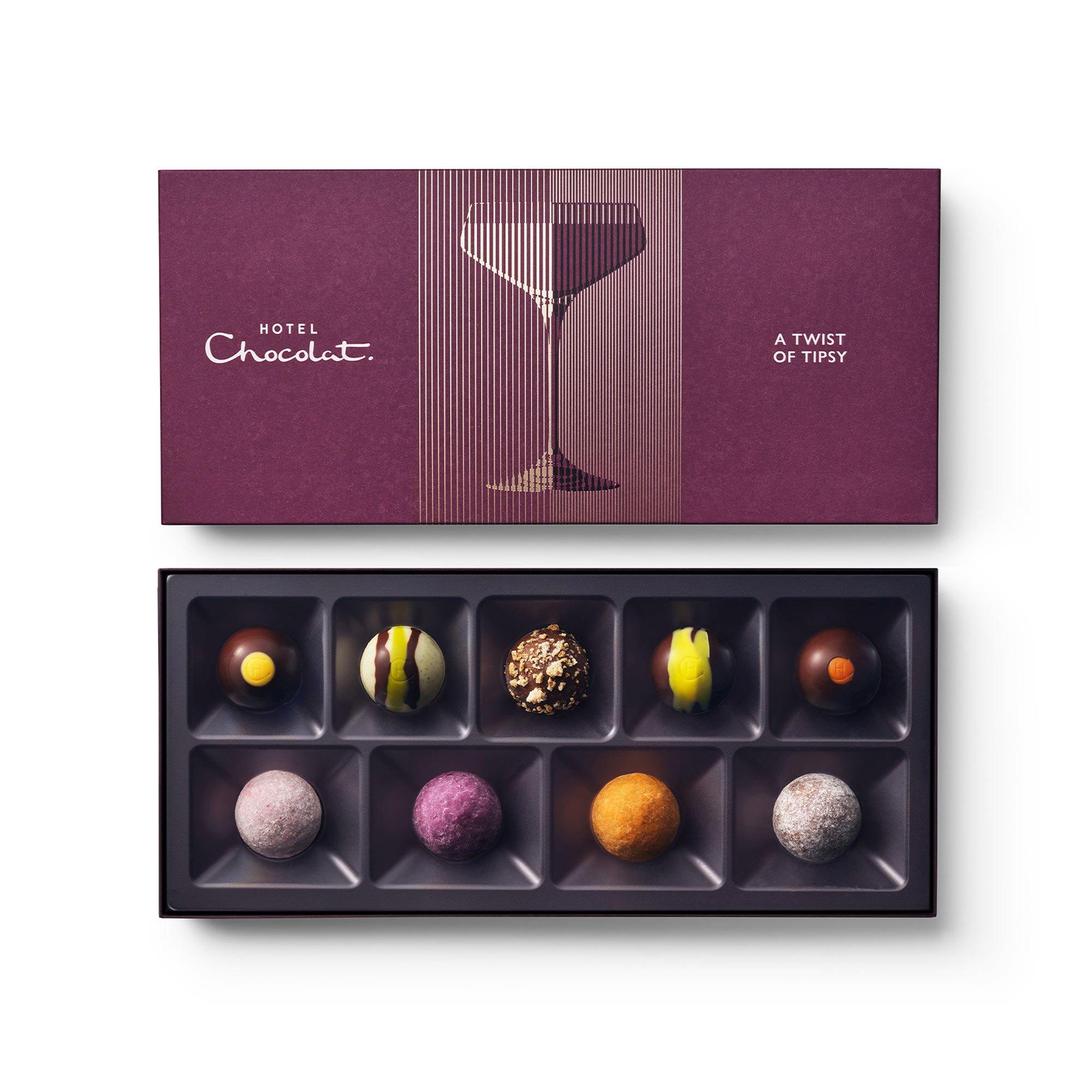 A Twist of Tipsy Chocolate Box 9-Piece