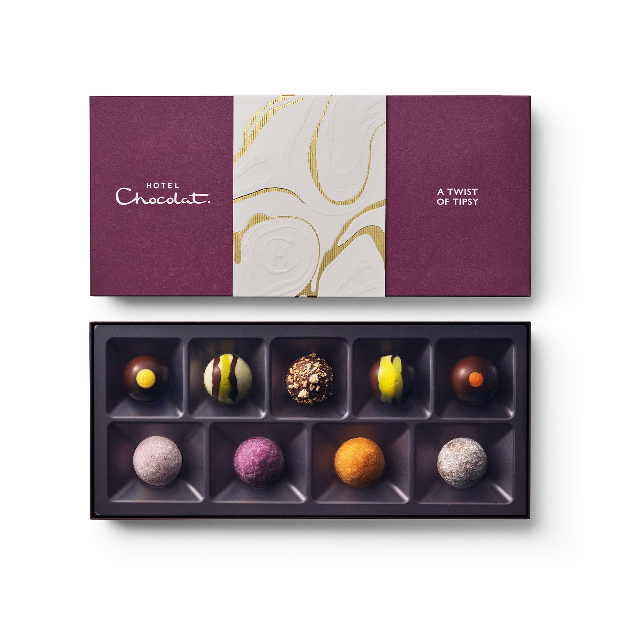 A Twist of Tipsy Chocolate Box 9-Piece