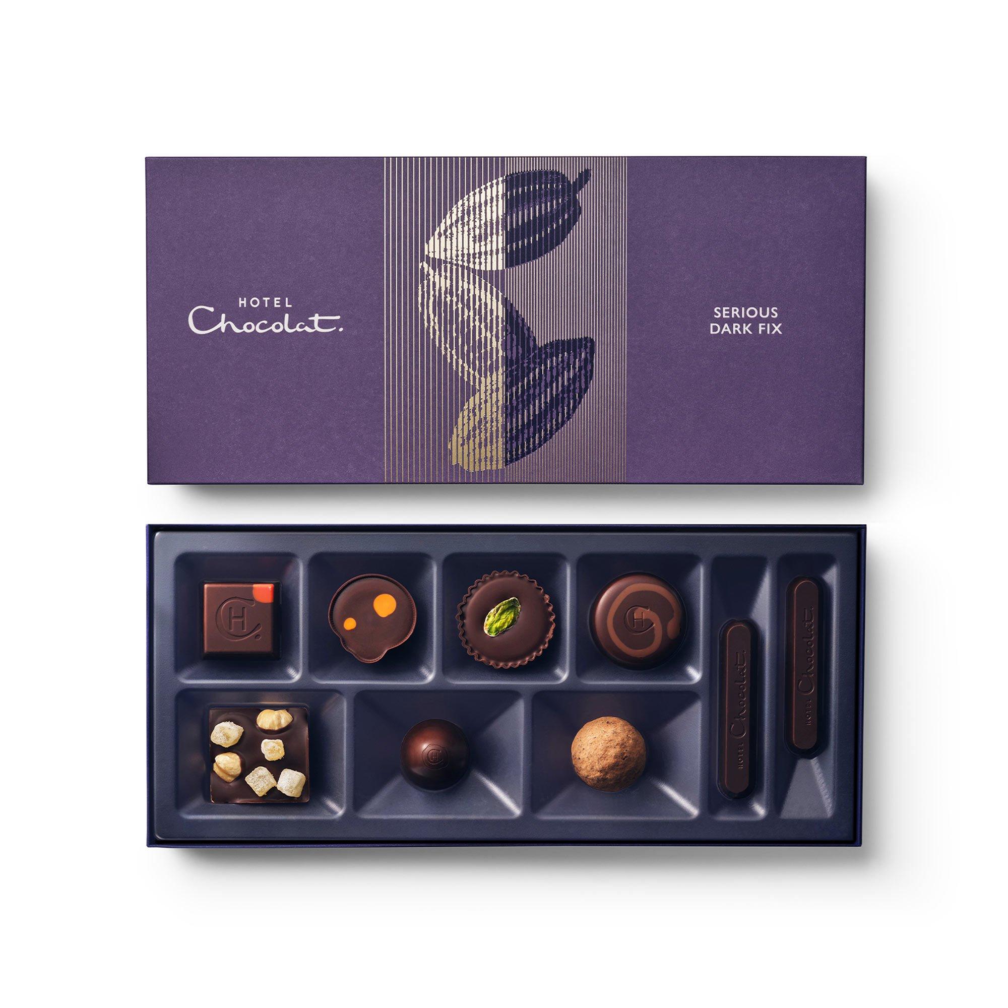 Serious Dark Fix Chocolate Box 9-Piece