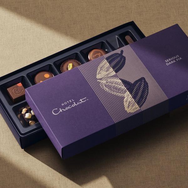 Serious Dark Fix Chocolate Box 9 Piece