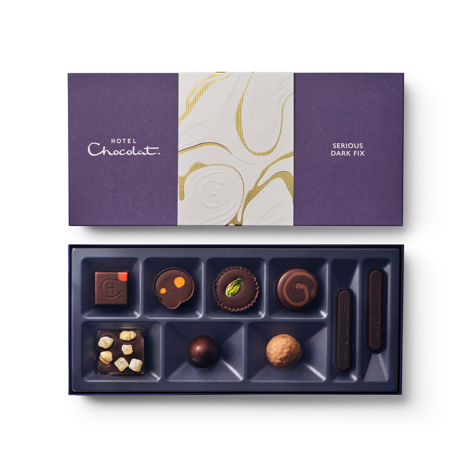 Serious Dark Fix Chocolate Box 9-Piece