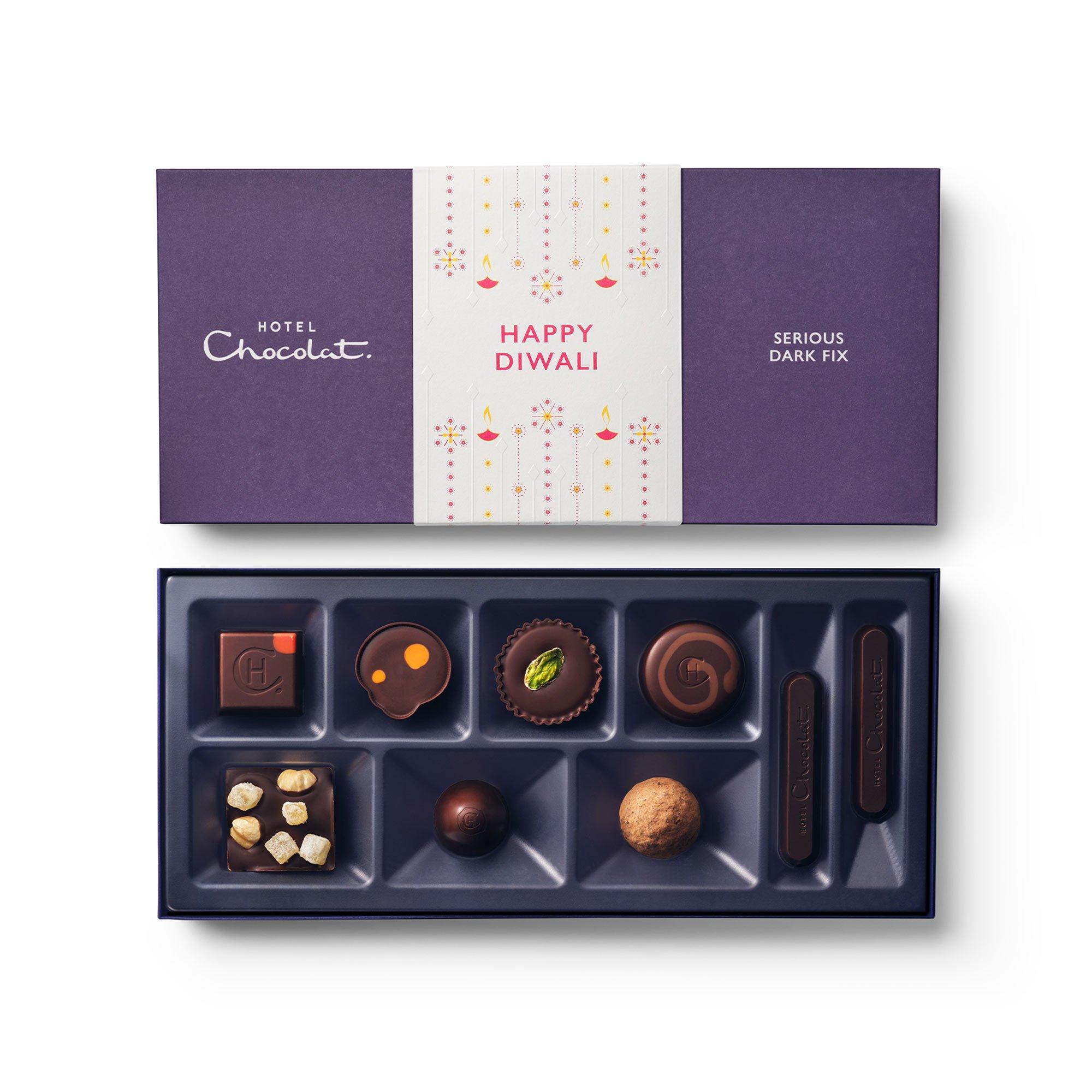 Diwali Serious Dark Fix Chocolate Box 9-Piece