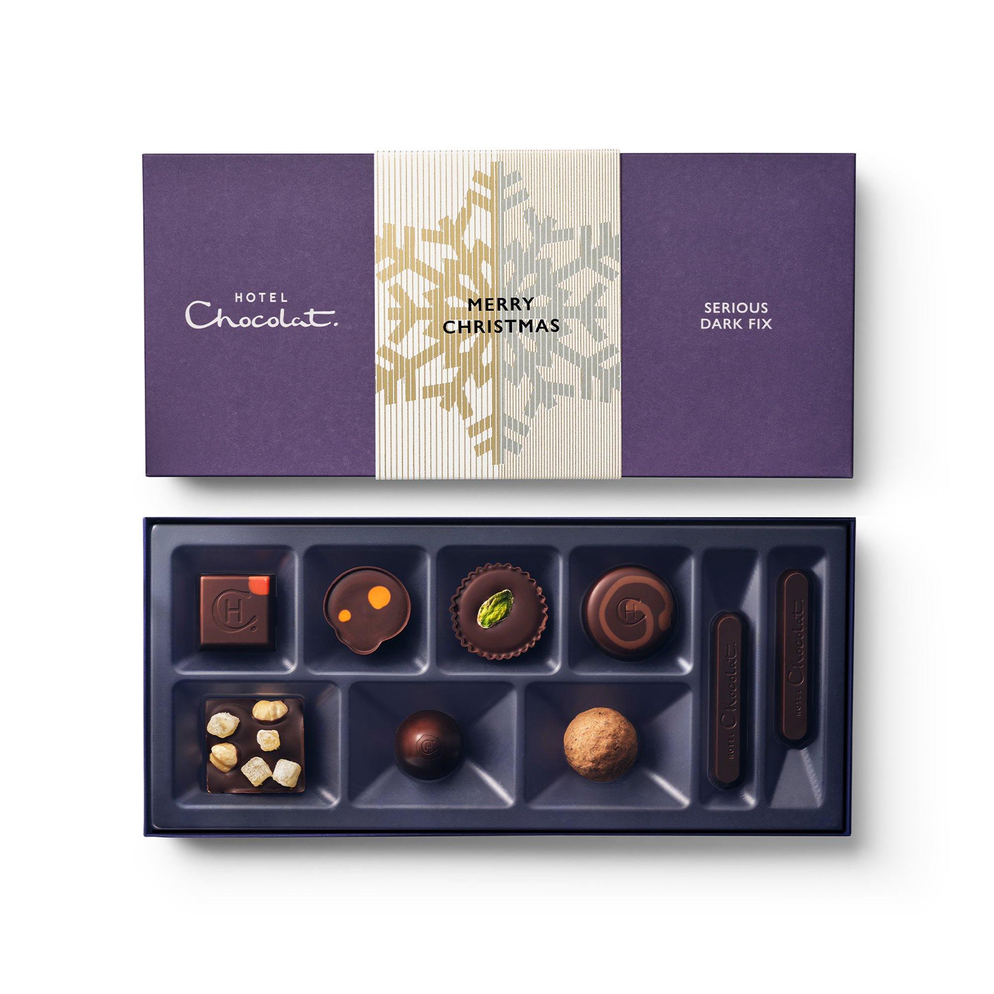 Christmas Serious Dark Fix Chocolate Box 9-Piece