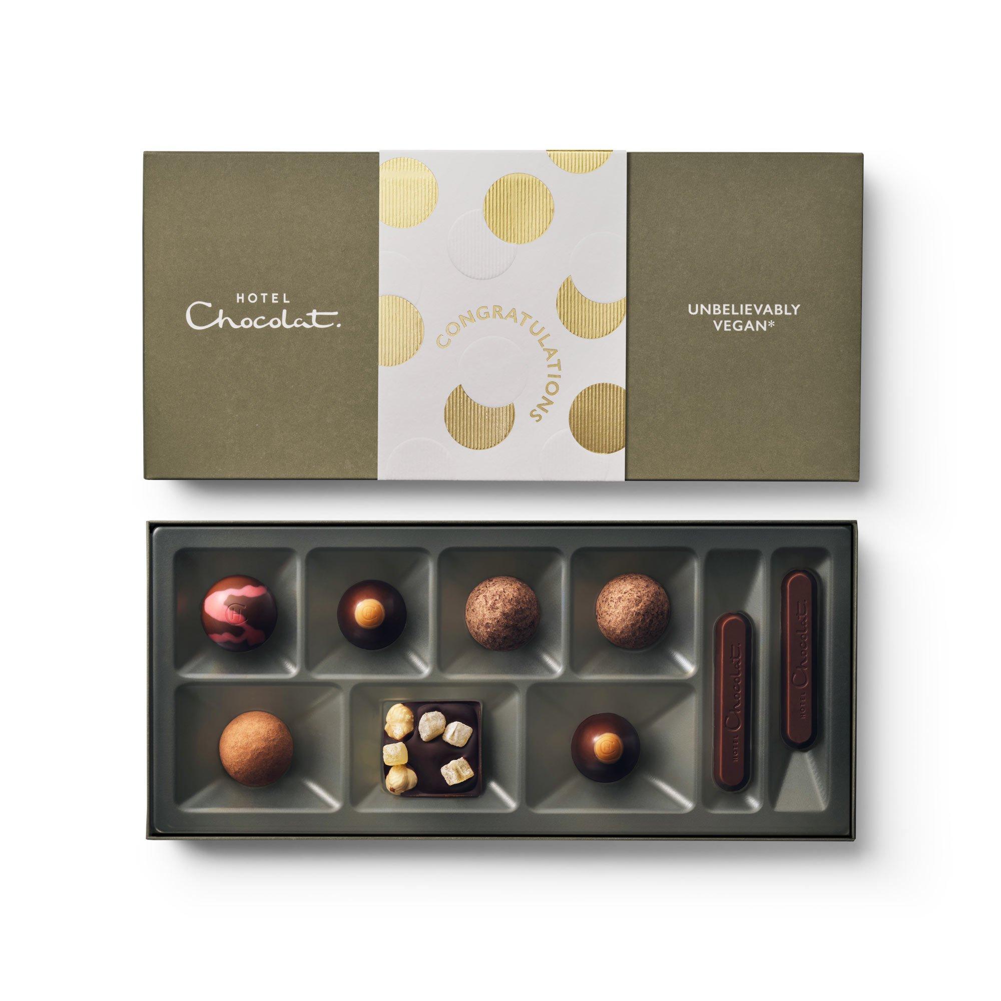 Congratulations Unbelievably Vegan* Chocolate Box 9-Piece