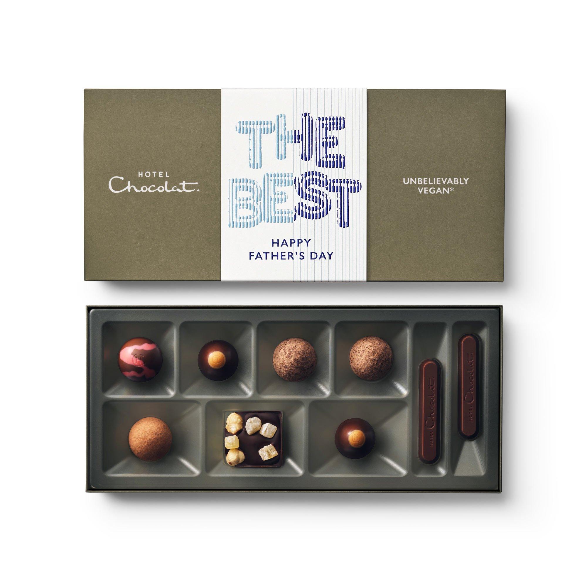 9-Piece Unbelievably Vegan* Father's Day Chocolate Box
