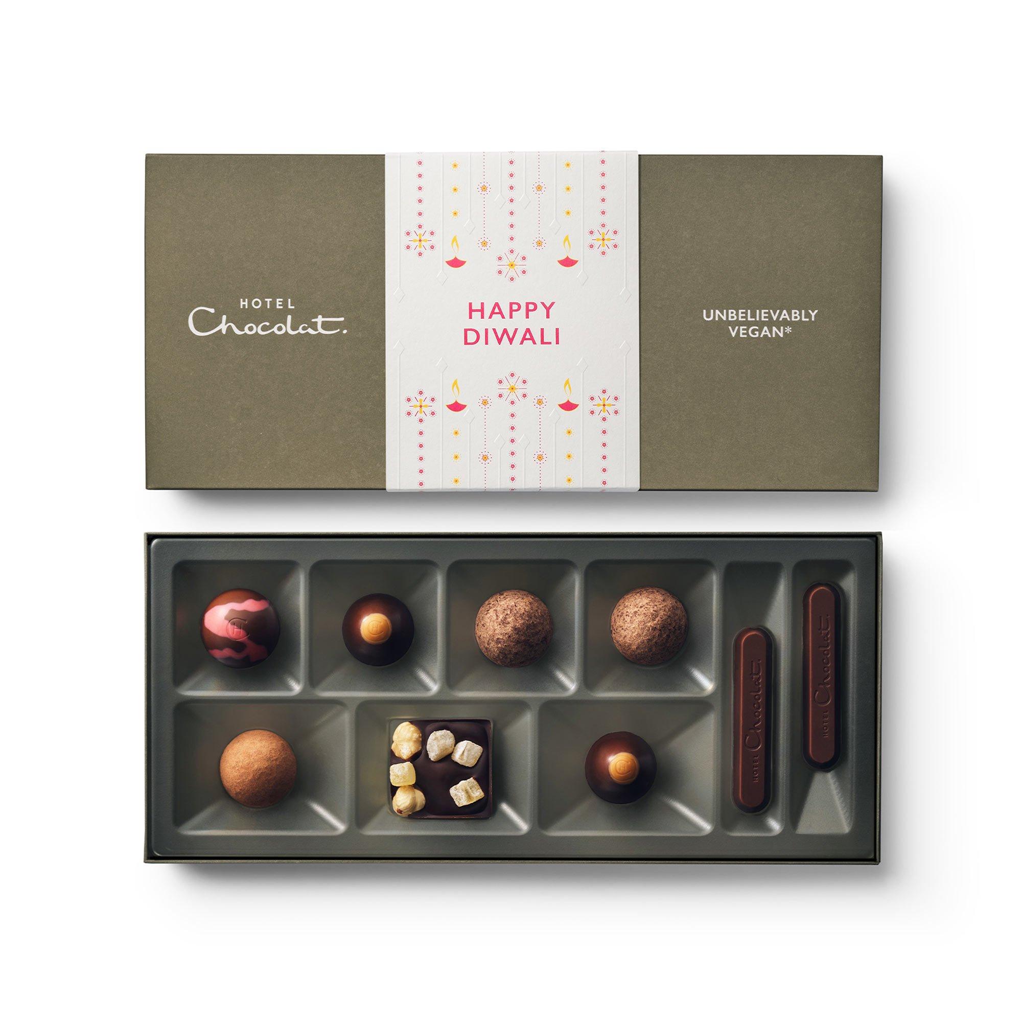 Diwali Unbelievably Vegan Chocolate Box 9-Piece