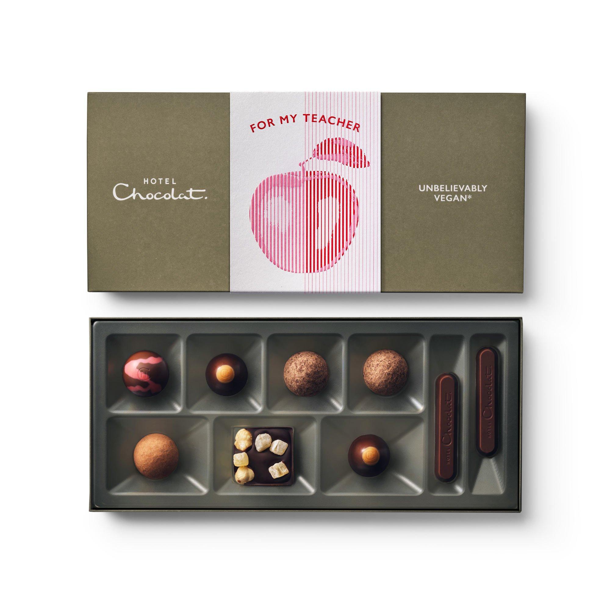 9-Piece Teacher's Gift Unbelievably Vegan* Chocolate Box