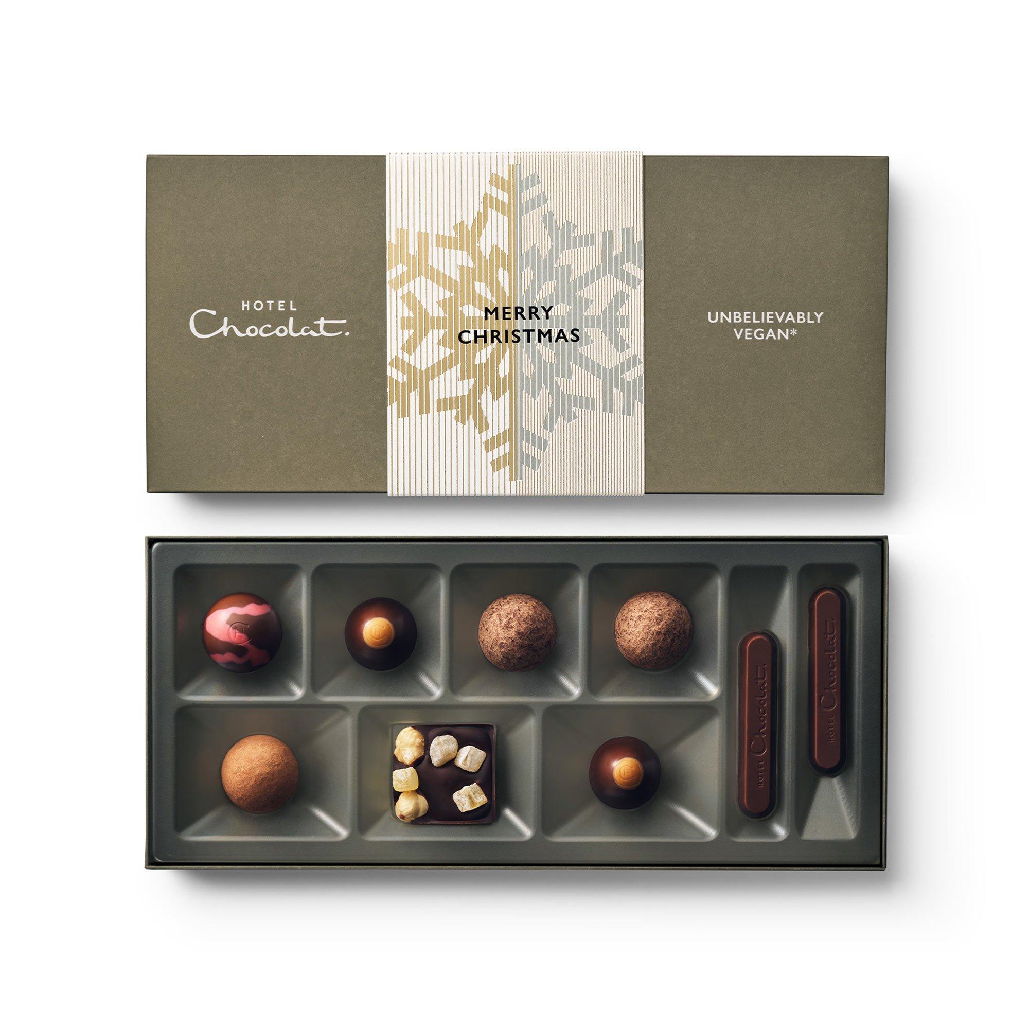 Christmas Unbelievably Vegan Chocolate Box 9-Piece