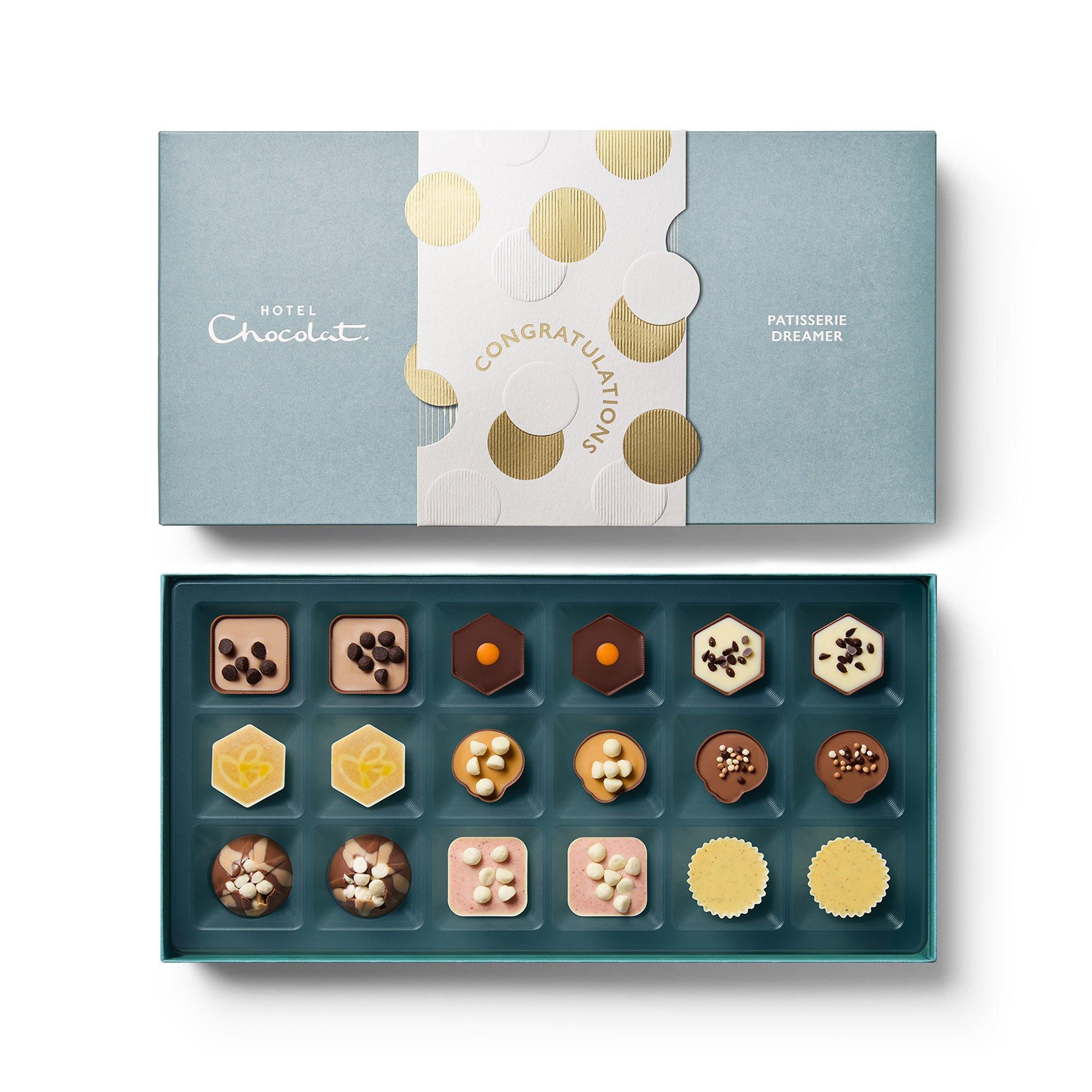 Congratulations Patisserie Dreamer Chocolate Box 18-Piece