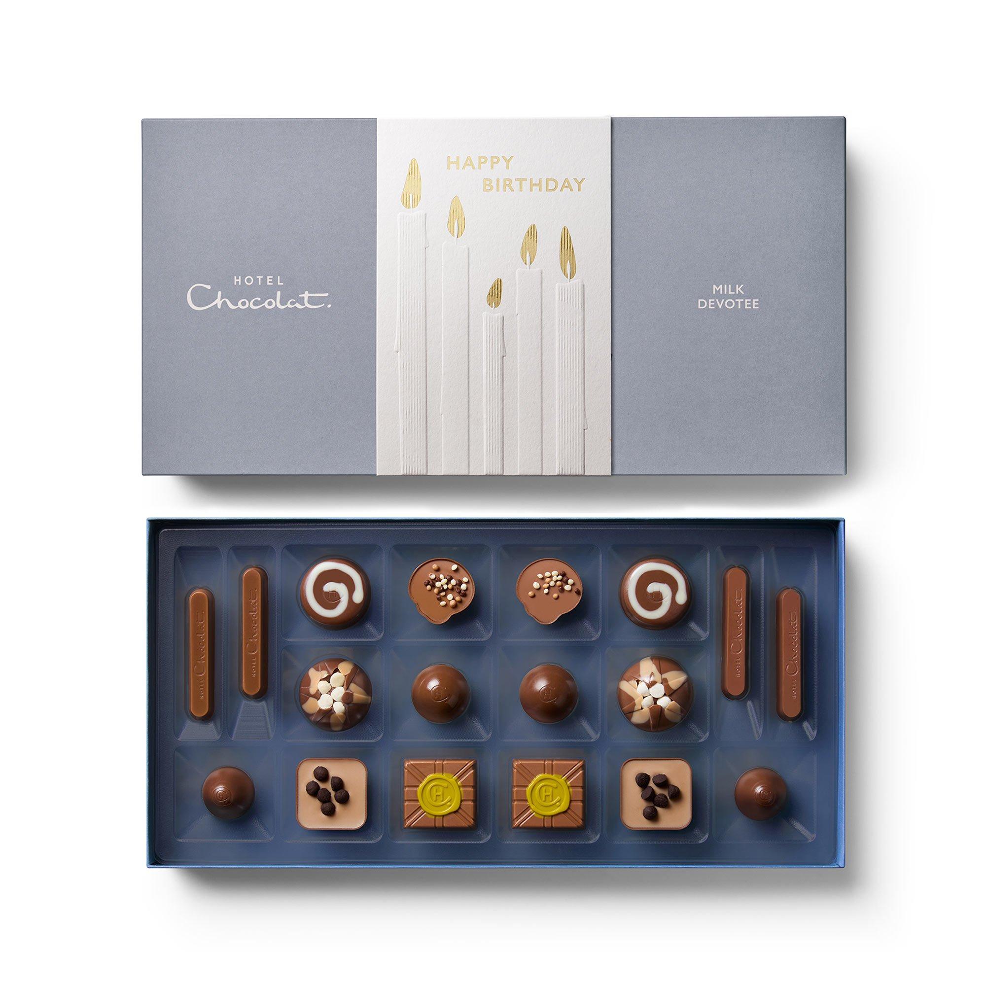 Happy Birthday Milk Devotee Chocolate Box 18-Piece