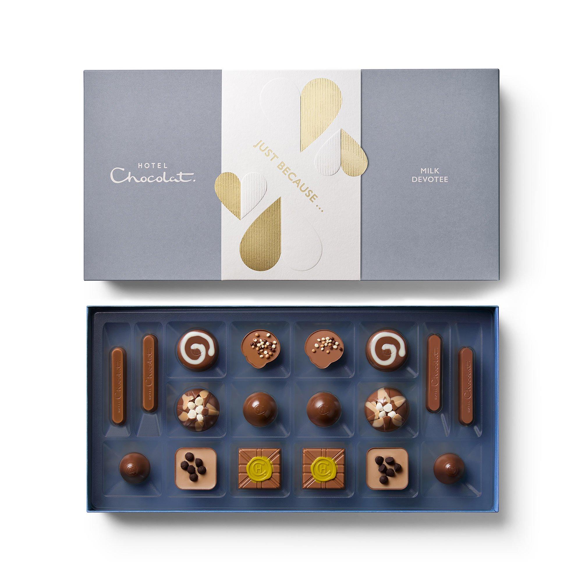 Just Because Milk Devotee Chocolate Box 18-Piece