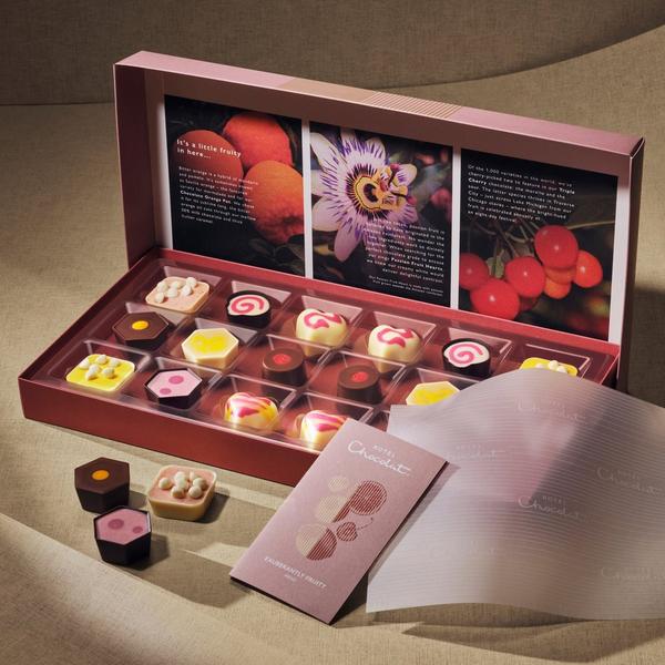 Exuberantly Fruity Chocolate Box 18 Piece