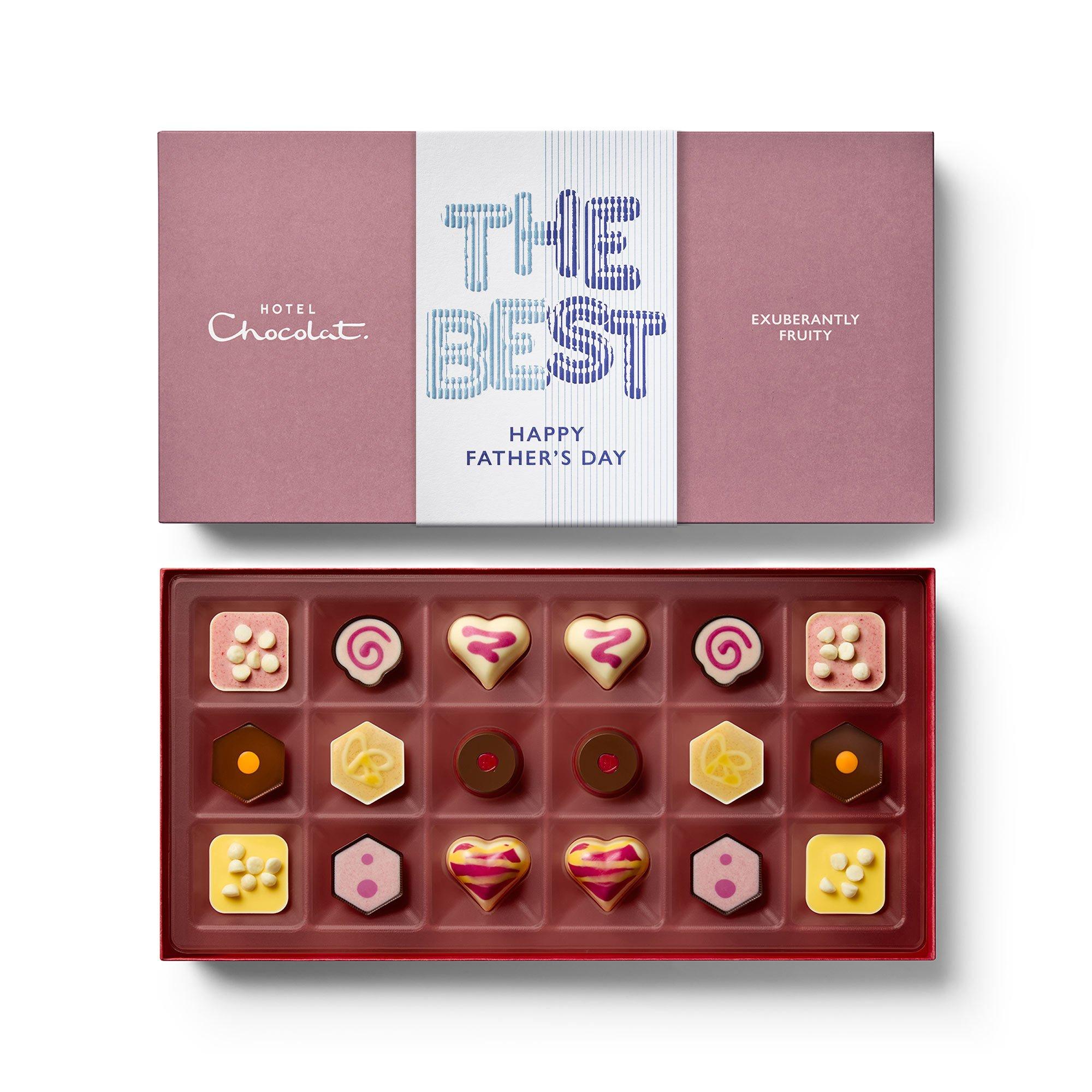 18-Piece Exuberantly Fruity Father's Day Chocolate Box