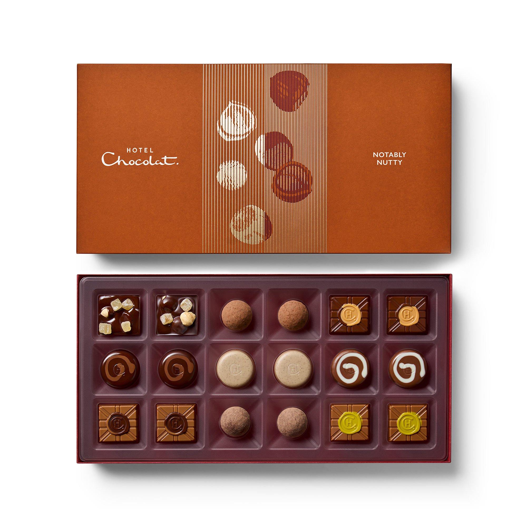 Notably Nutty Chocolate Box 18-Piece