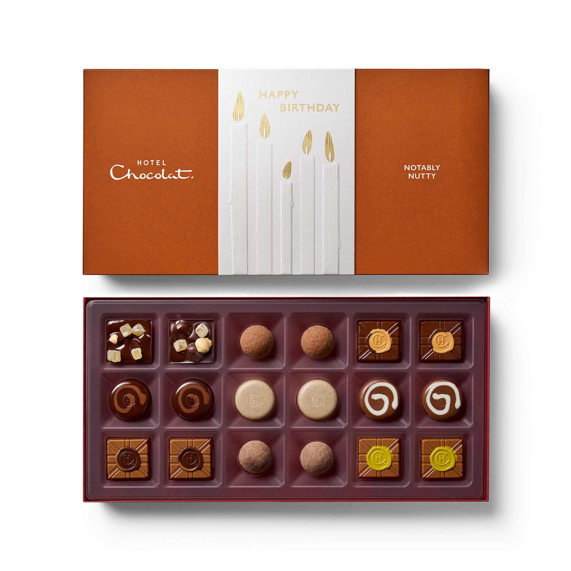 Happy Birthday Notably Nutty Chocolate Box 18-Piece